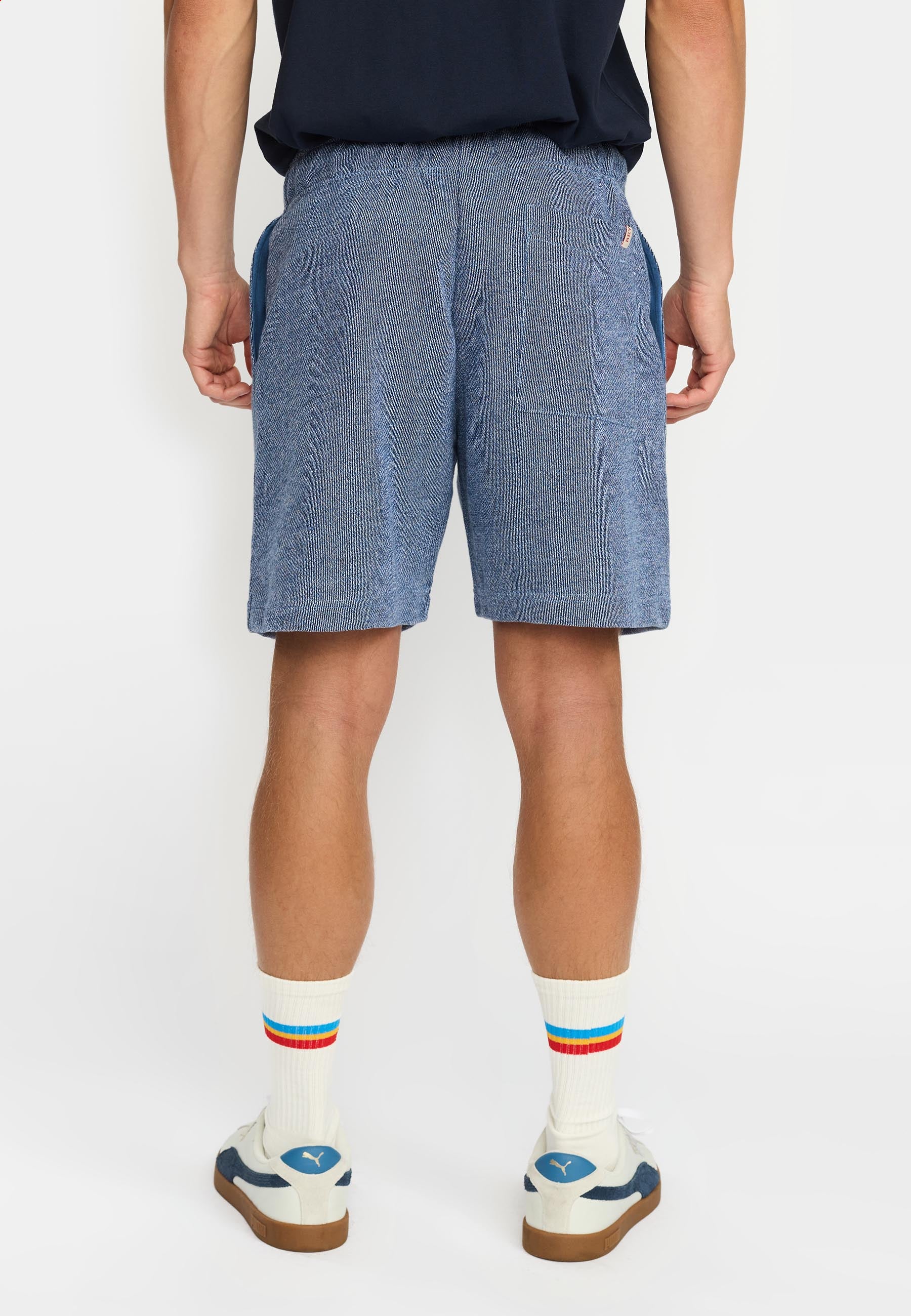 Revolution Casual Shorts Shorts Blue