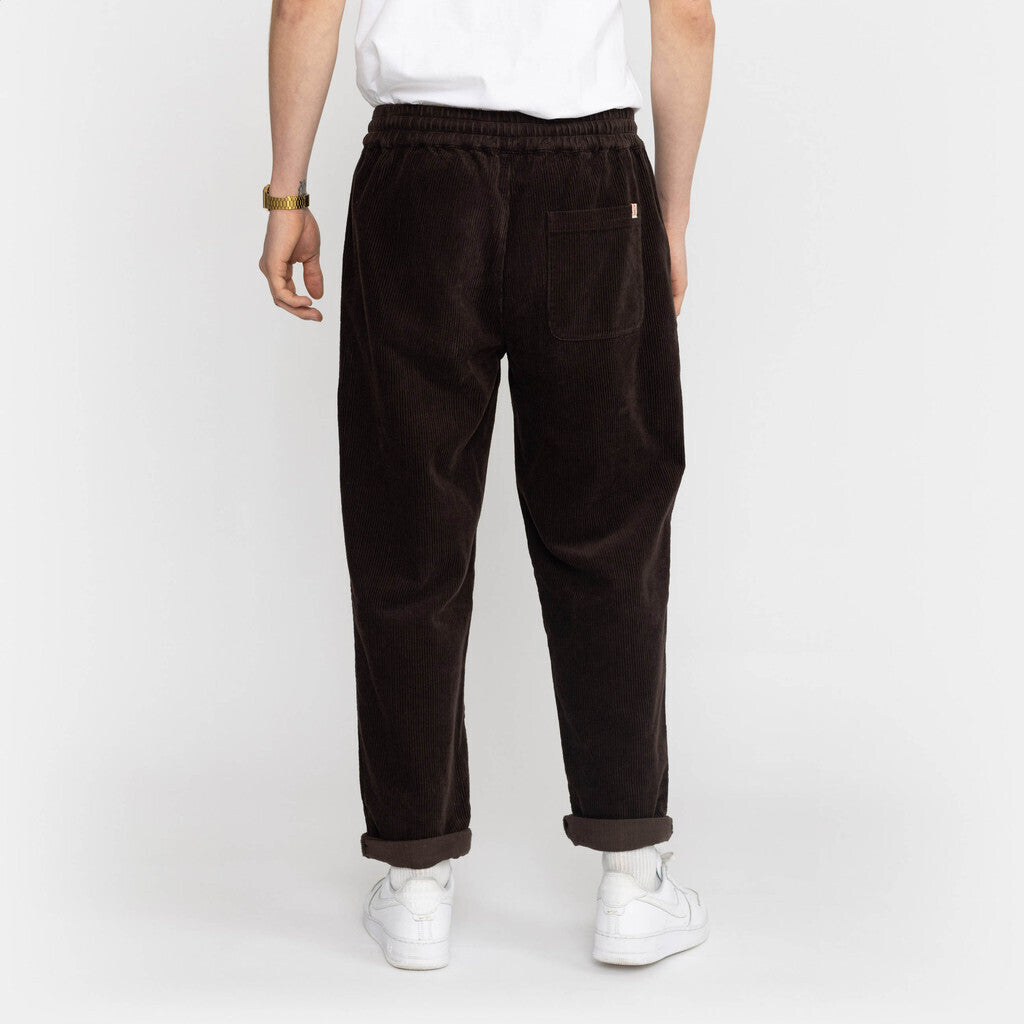 Revolution Casual Trousers Trousers Darkbrown