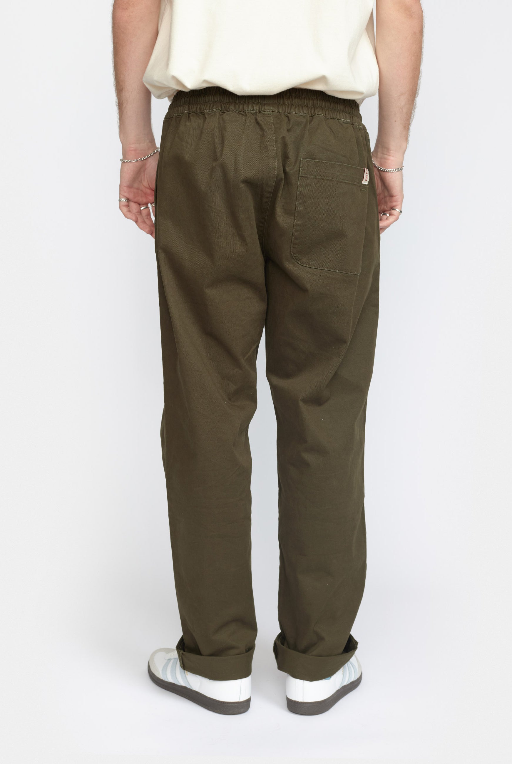 Revolution Casual Trousers Trousers Army