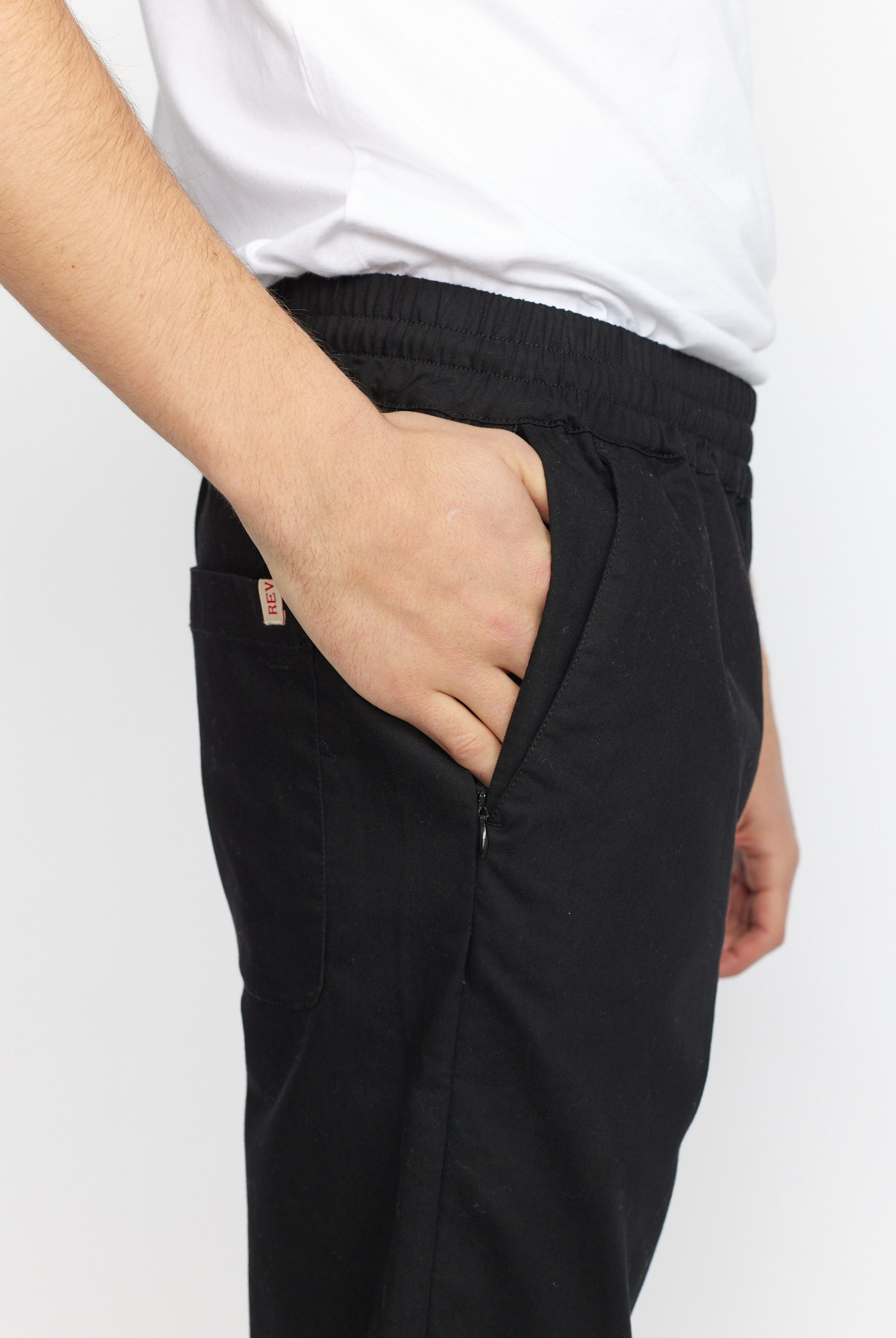 Revolution Casual Trousers Trousers Black