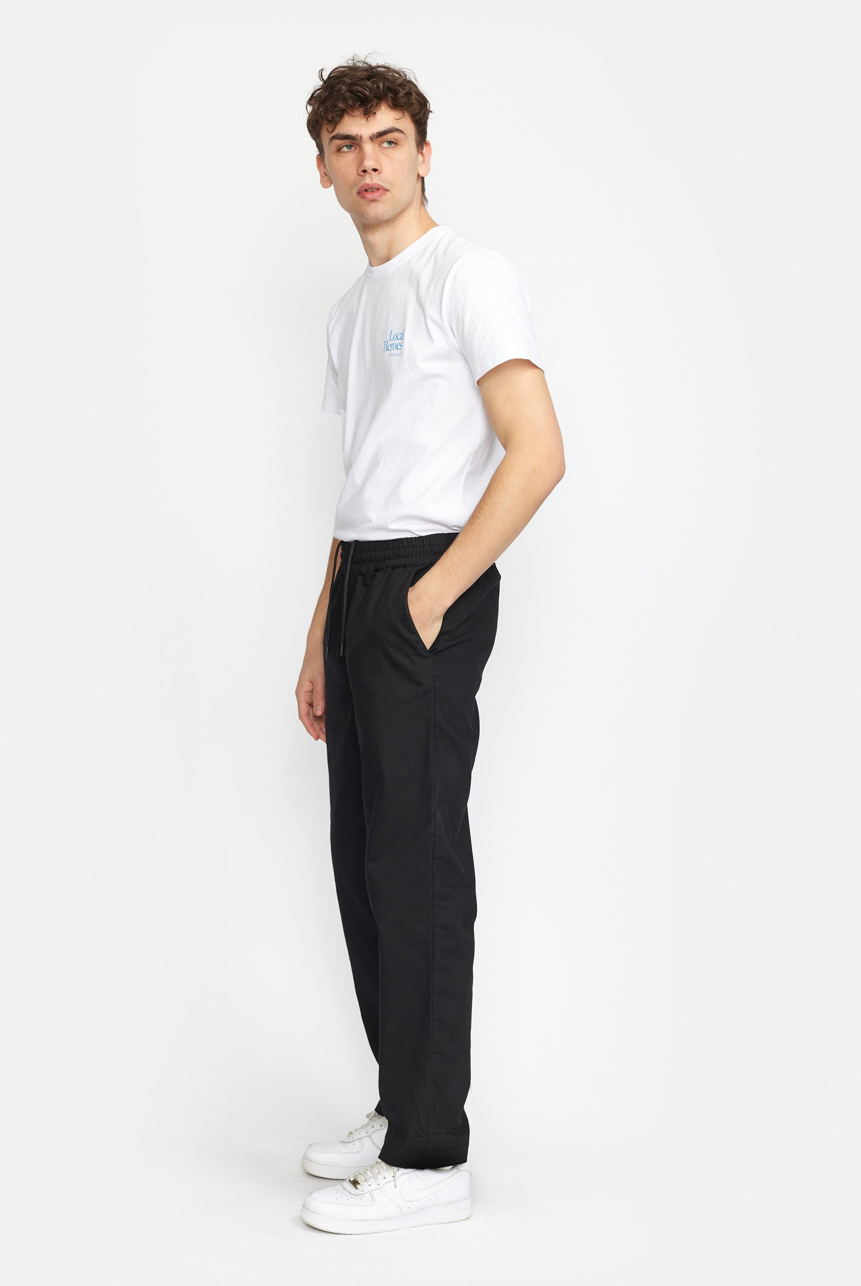 Revolution Casual Trousers Trousers Black