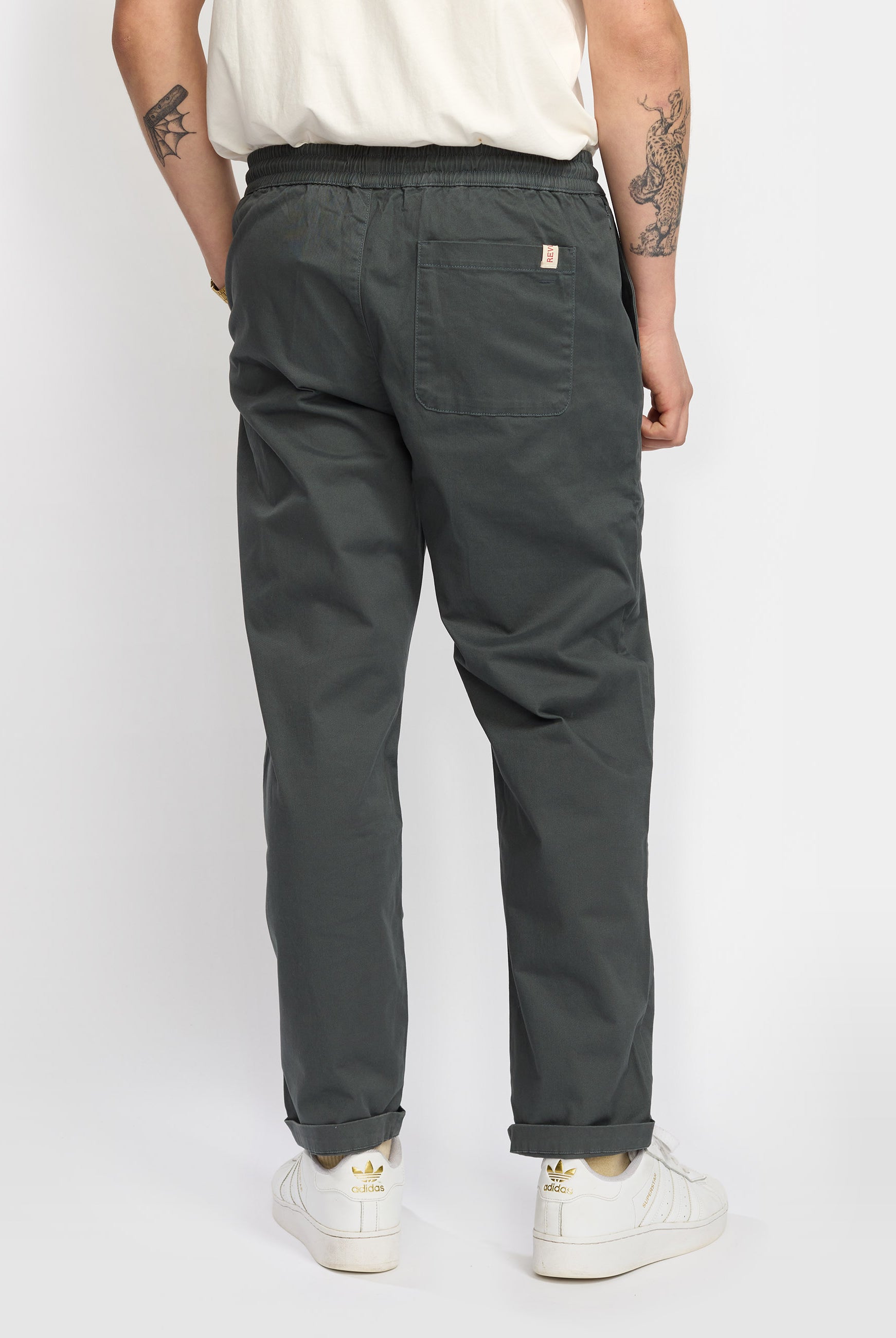 Revolution Casual Trousers Trousers Darkgrey