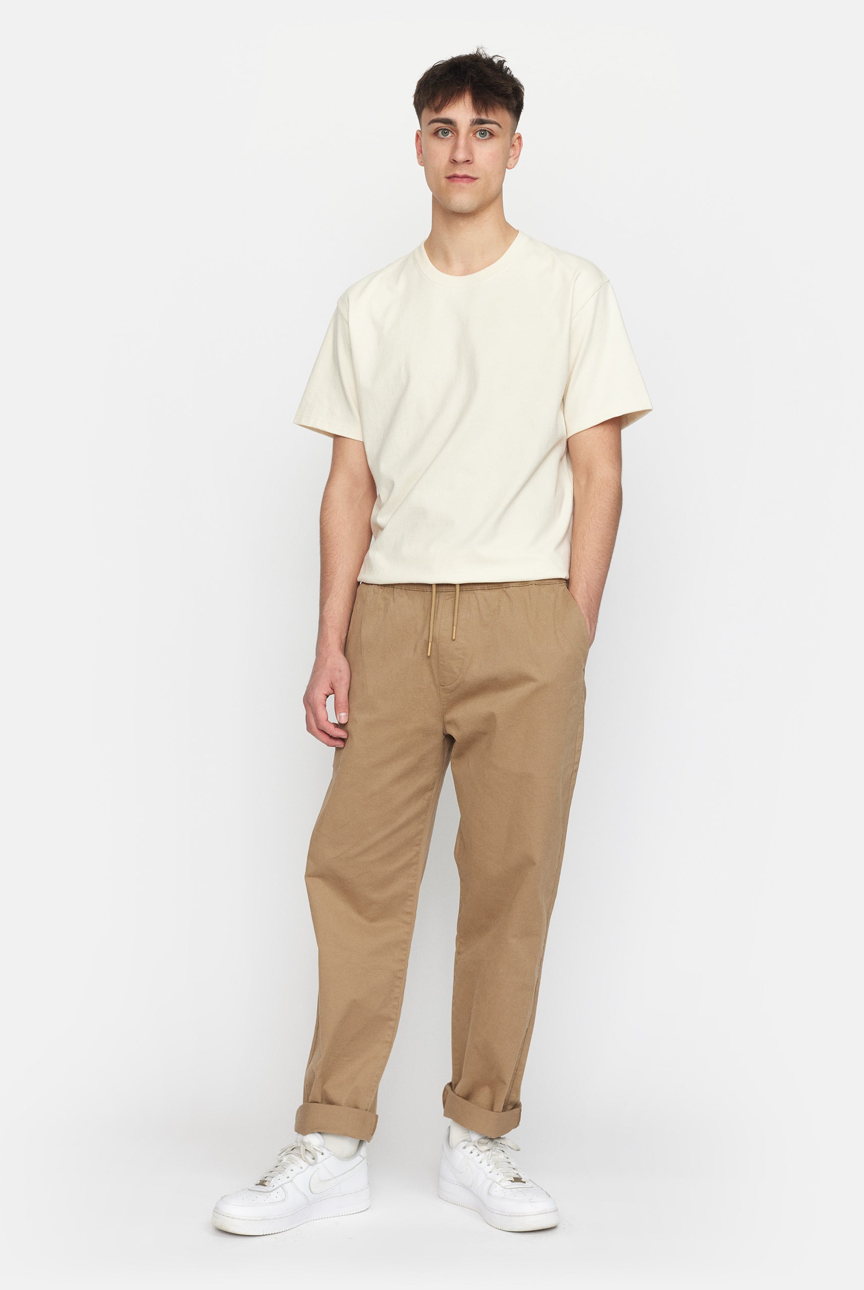 Revolution Casual Trousers Trousers Darkkhaki