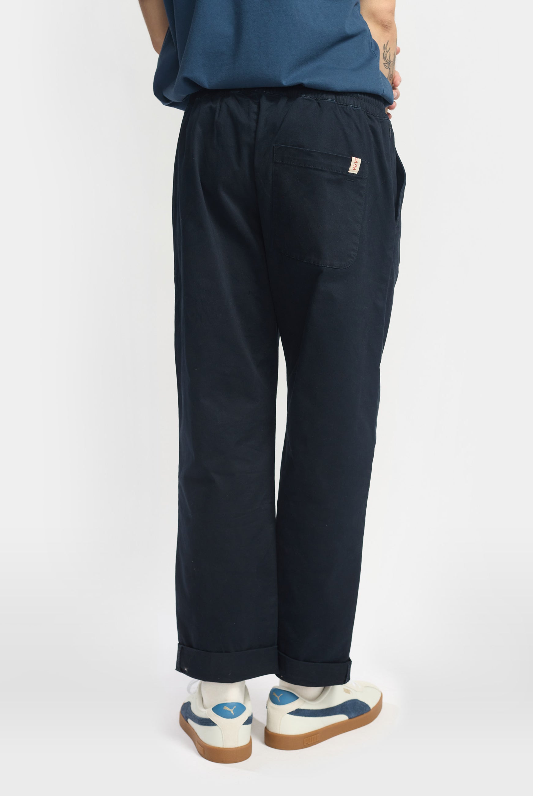Revolution Casual Trousers Trousers Navy
