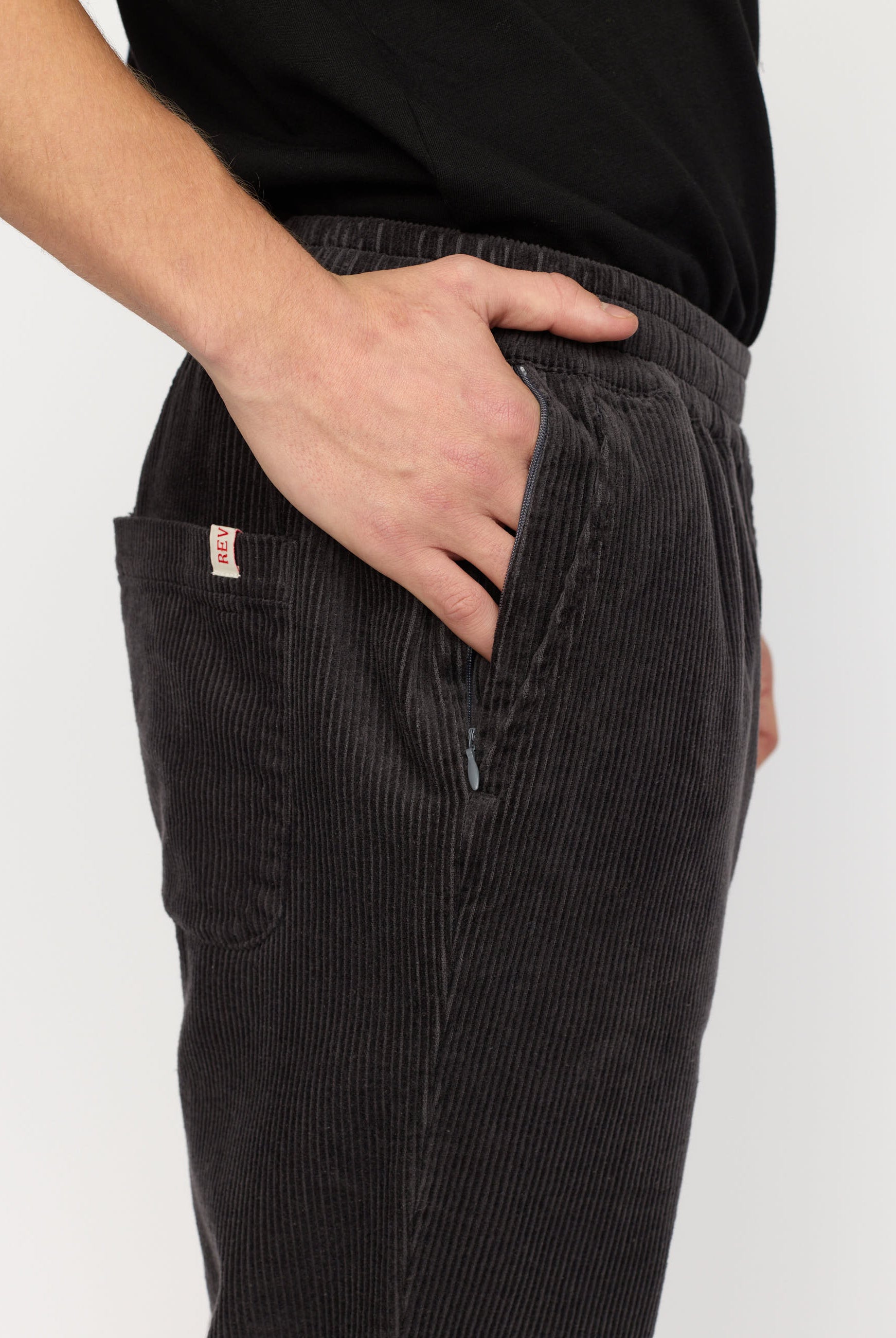 Revolution Casual Trousers Trousers Darkgrey
