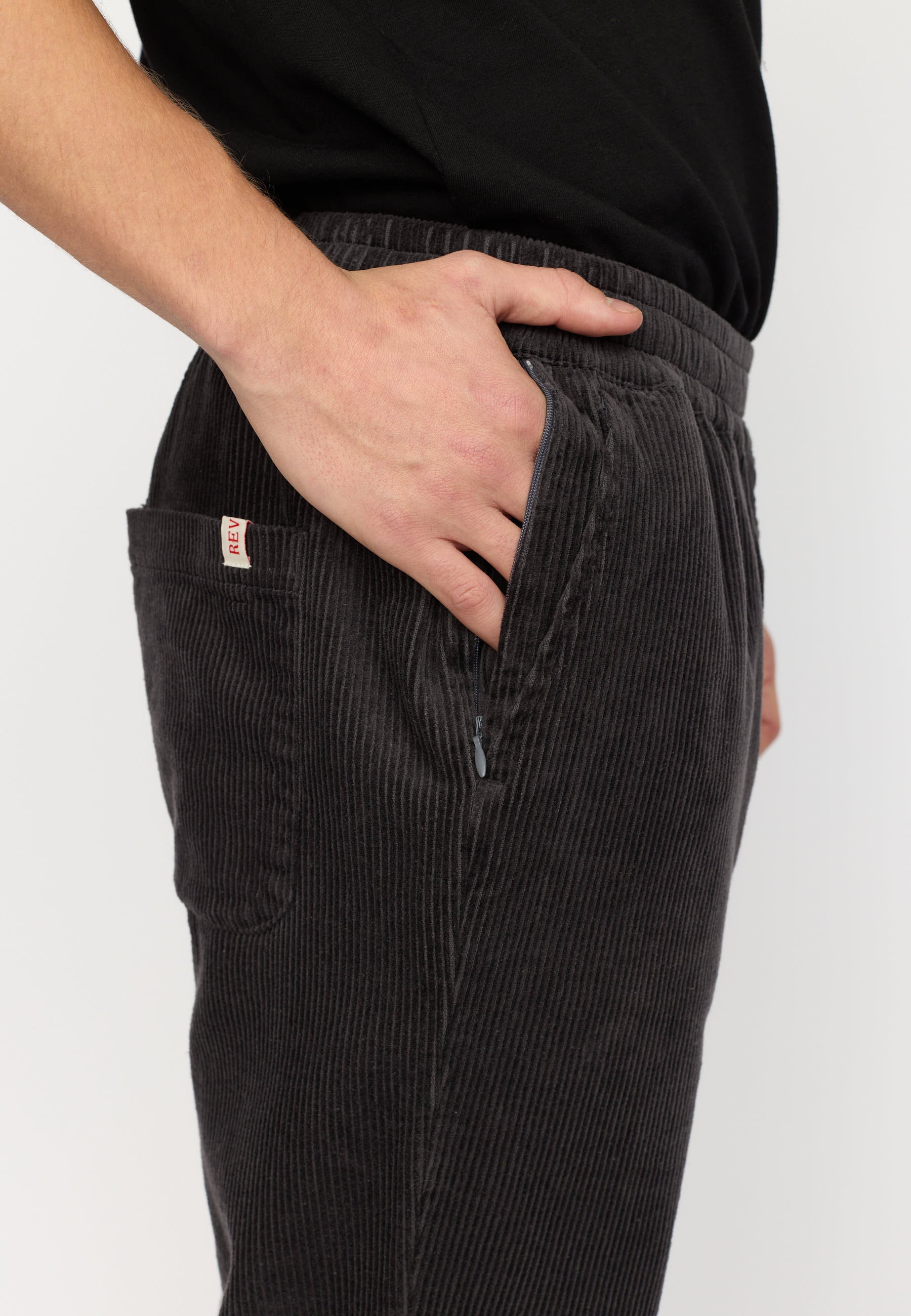Revolution Casual Trousers Trousers Darkgrey