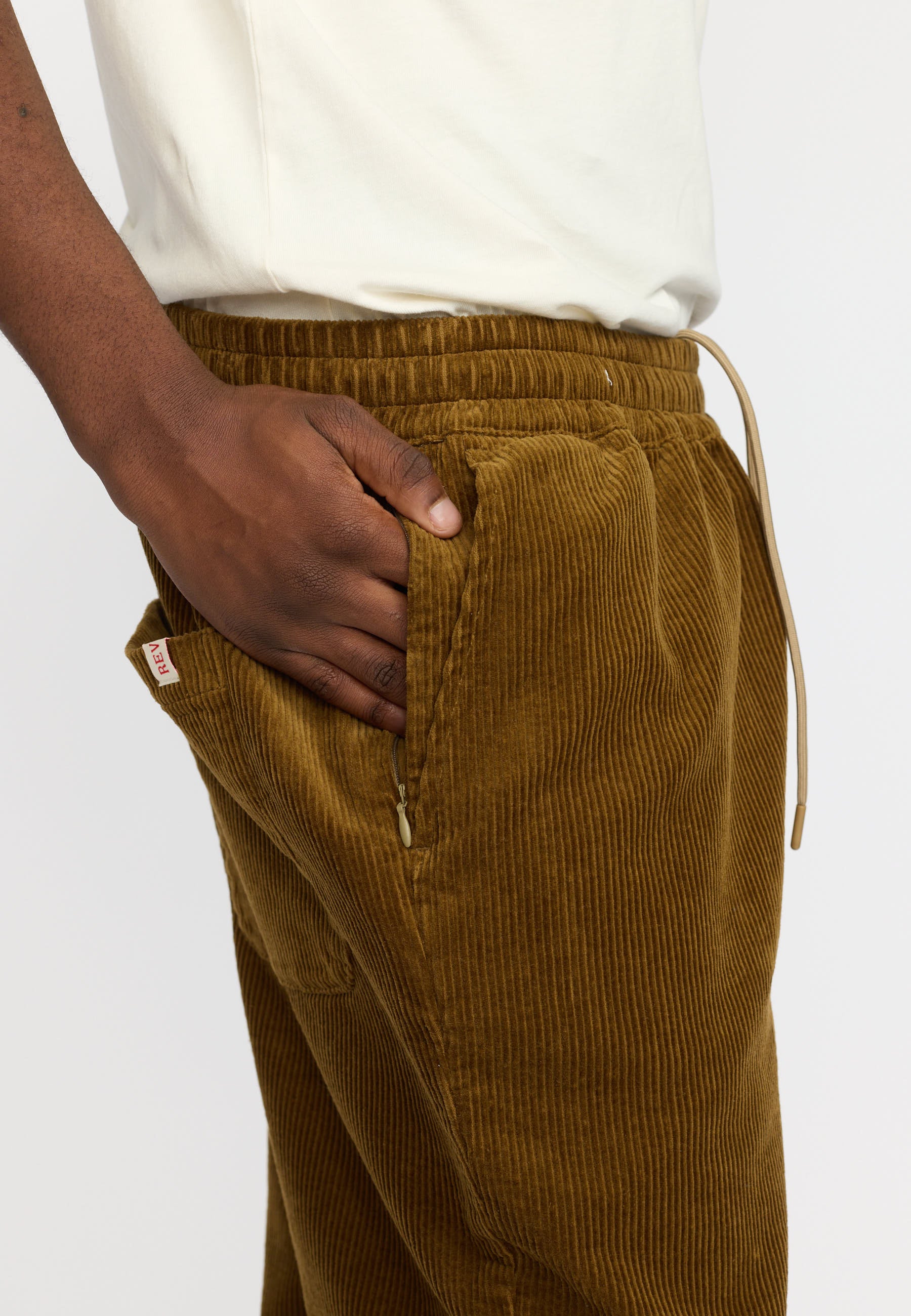 Revolution Casual Trousers Trousers Dustbrown