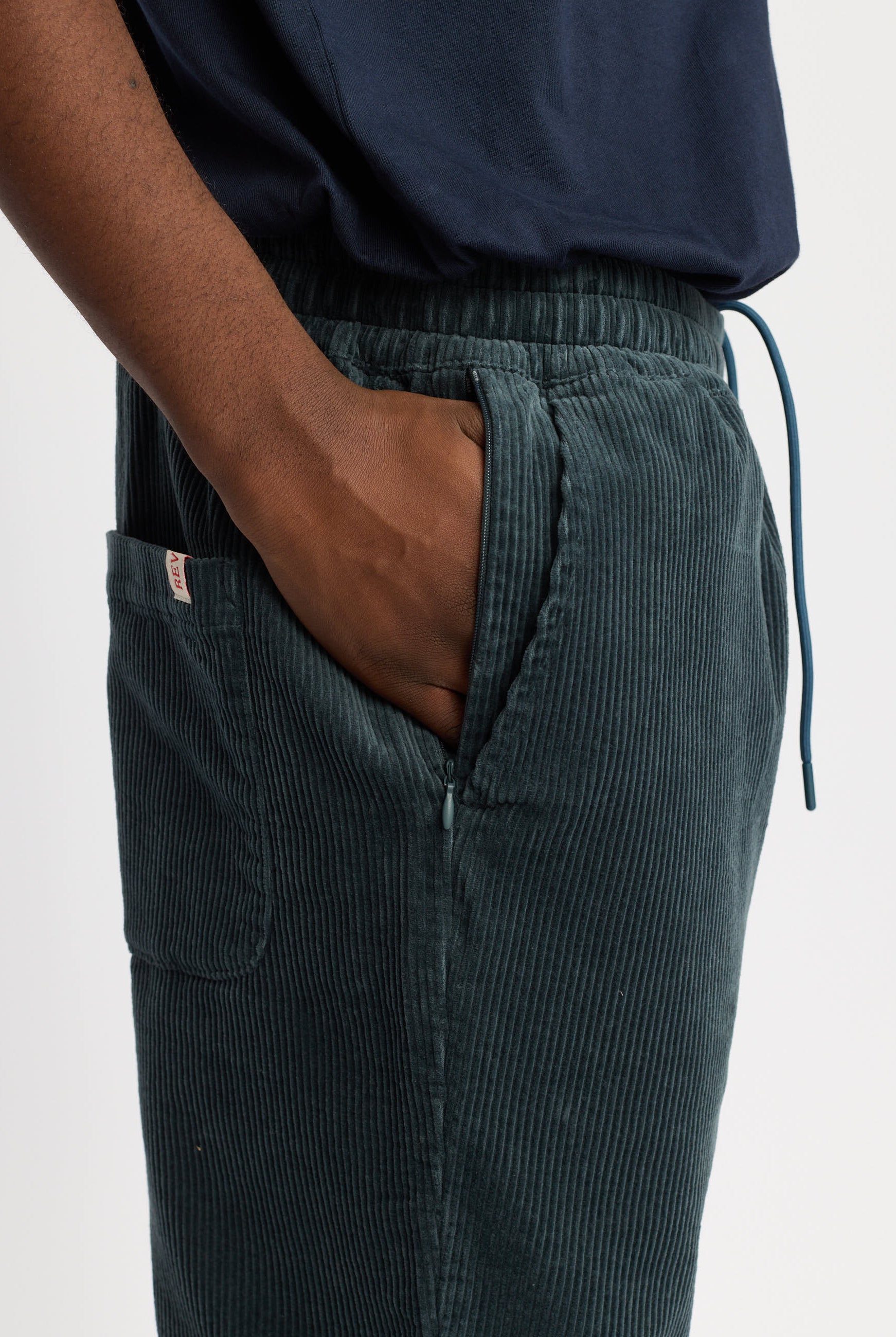 Revolution Casual Trousers Trousers Petrol