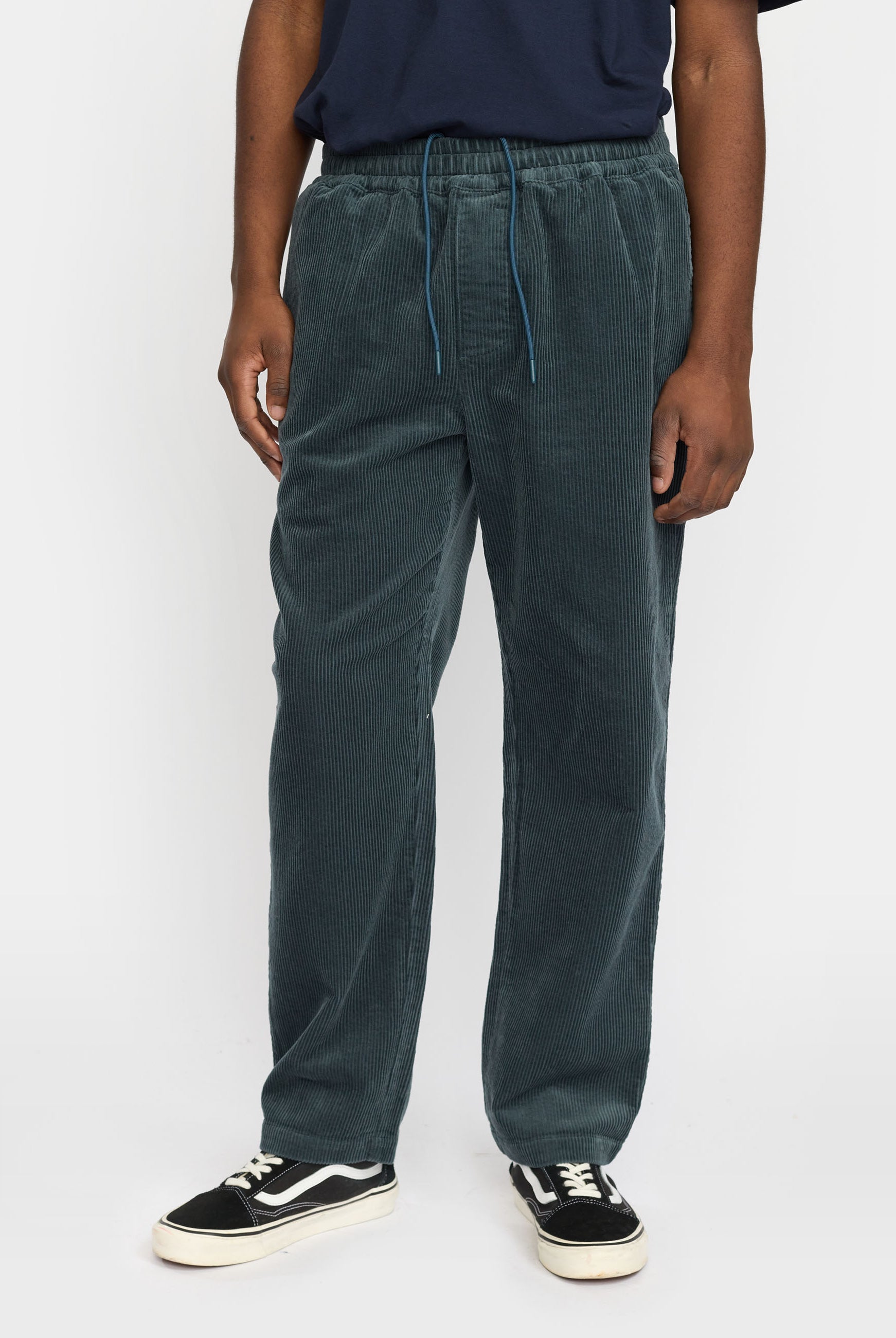 Revolution Casual Trousers Trousers Petrol
