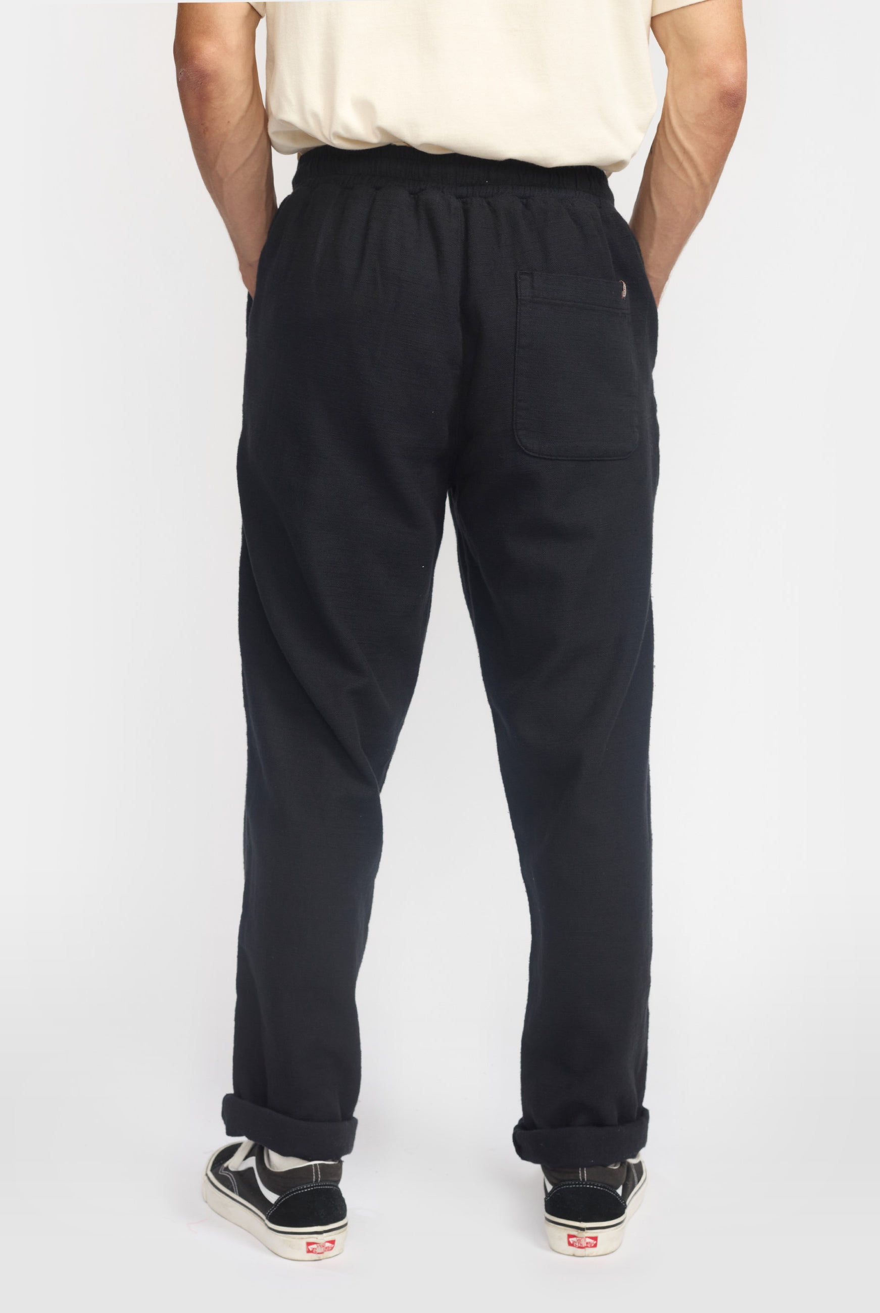 Revolution Casual Trousers Trousers Black