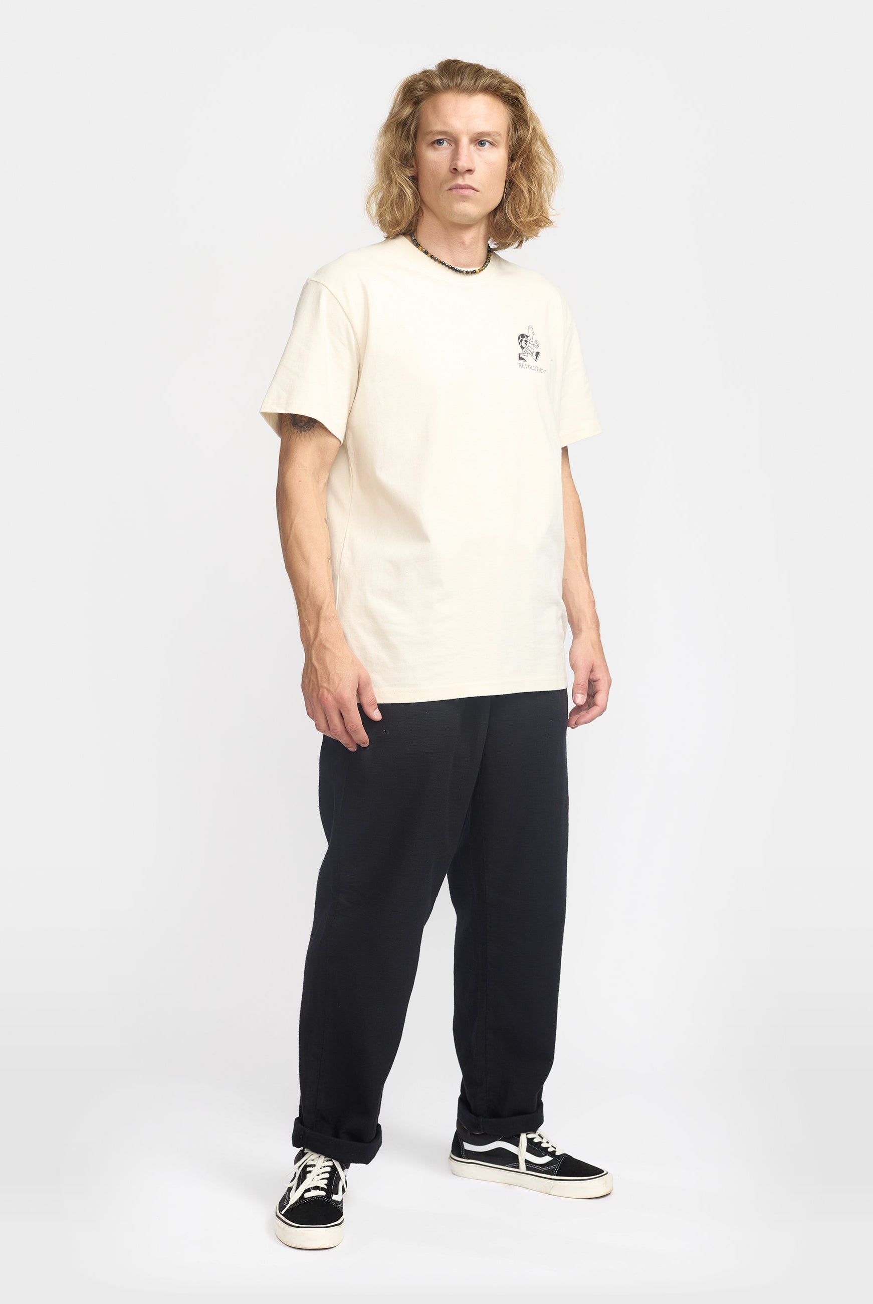 Revolution Casual Trousers Trousers Black