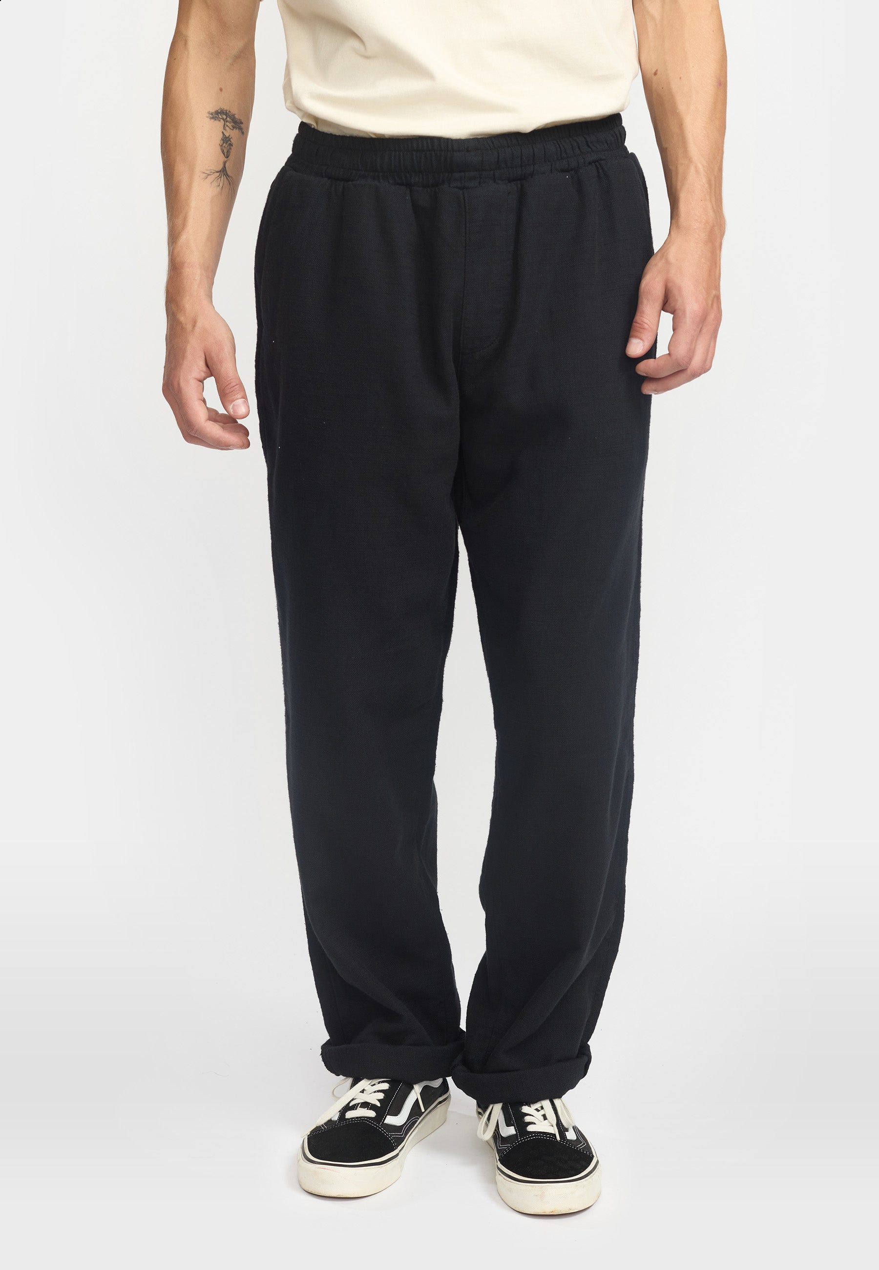 Revolution Casual Trousers Trousers Black