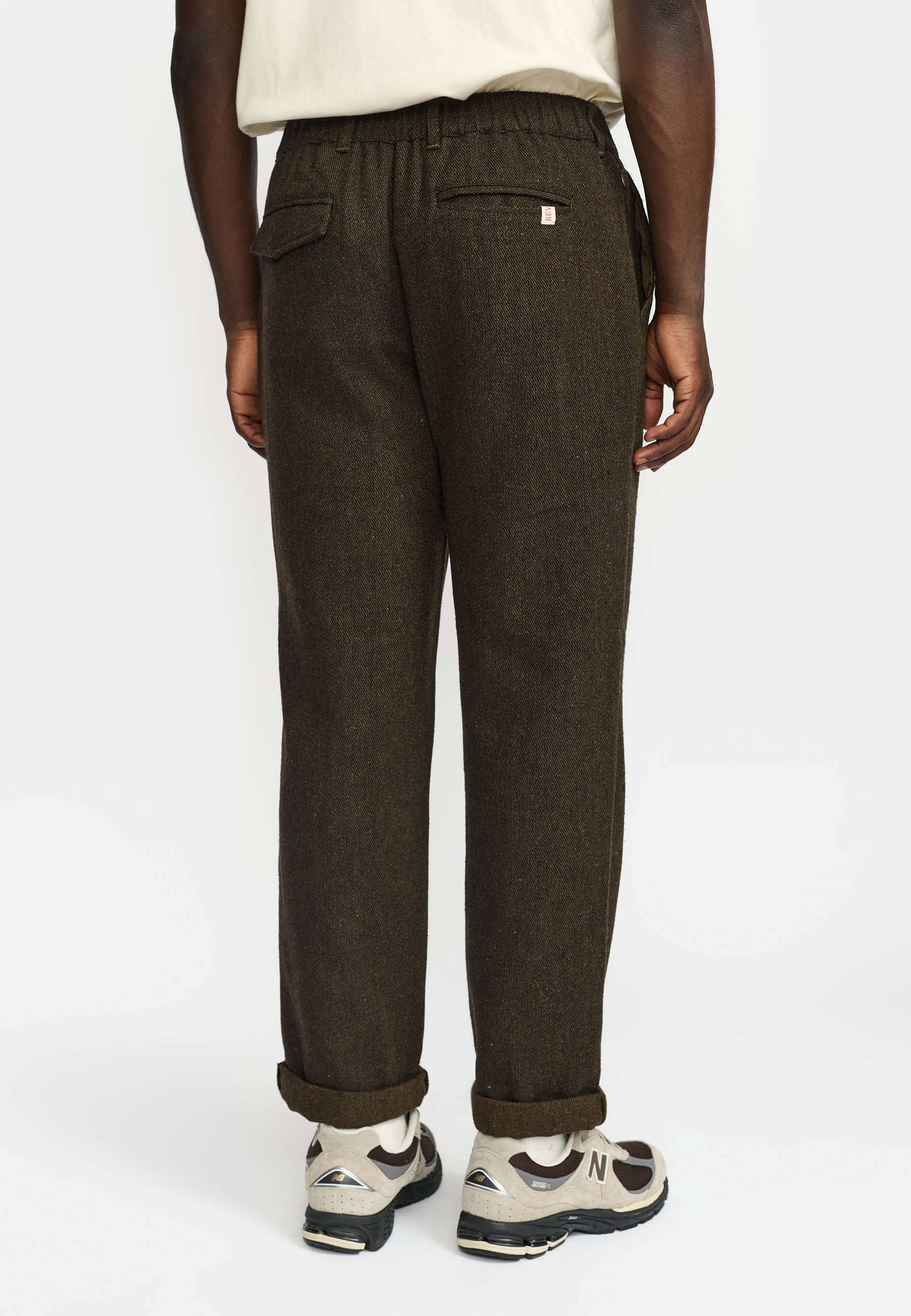 Revolution Casual Trousers Trousers Army