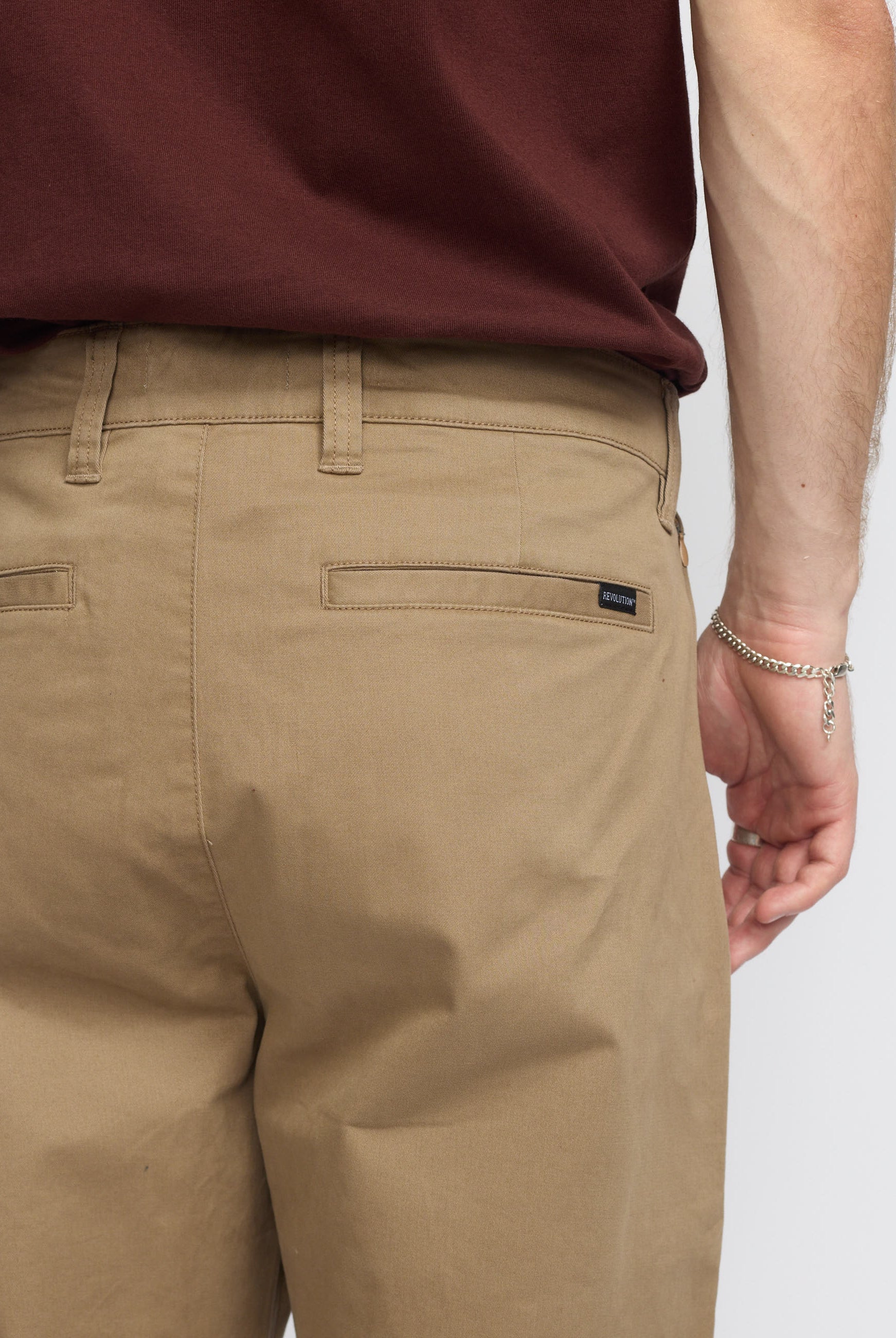 Revolution Chino Trousers Trousers Darkkhaki