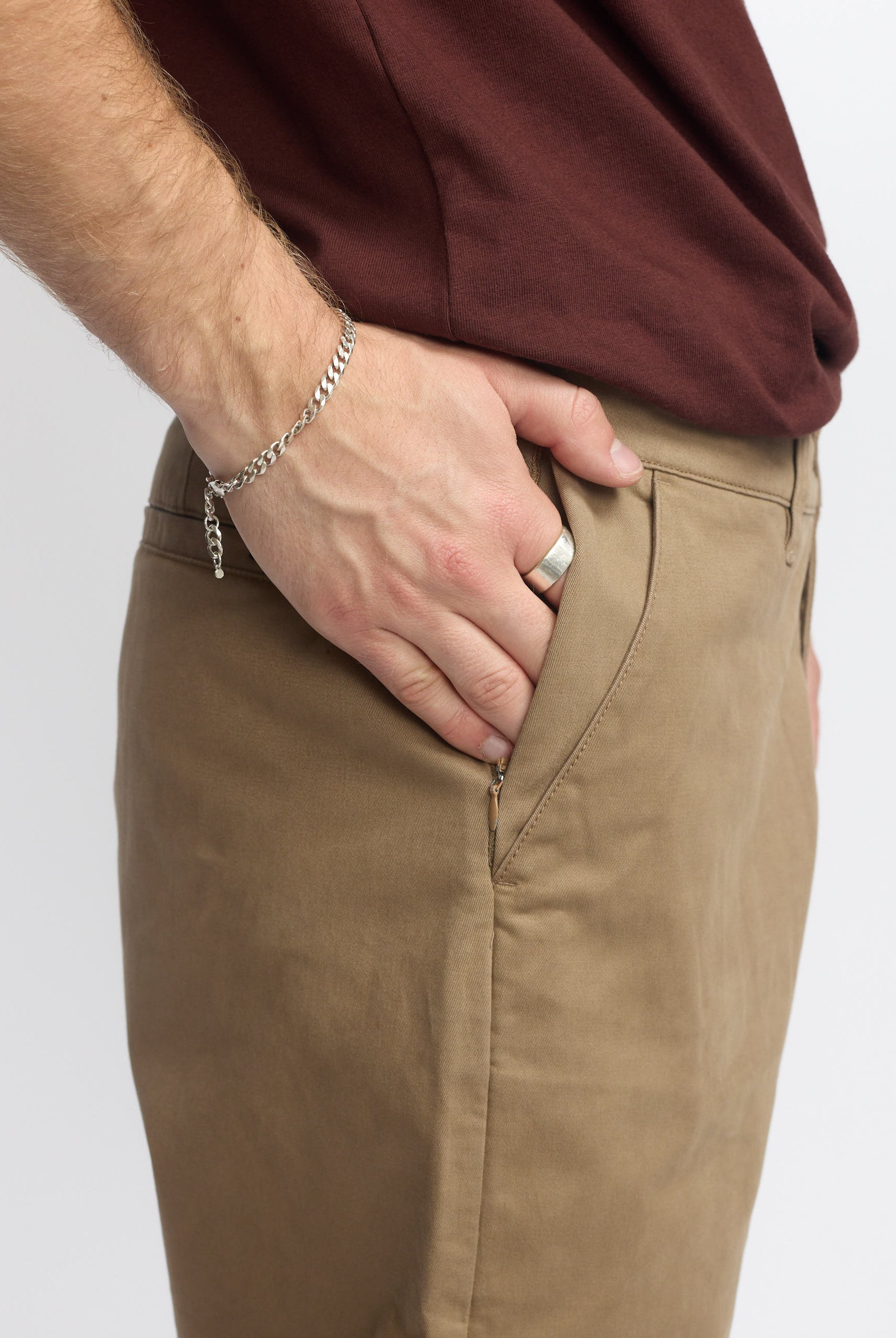 Revolution Chino Trousers Trousers Darkkhaki