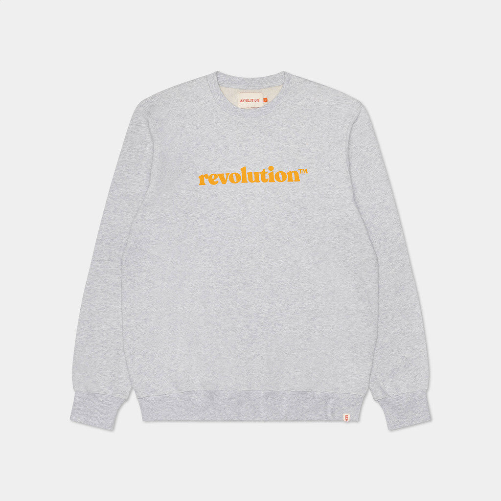 Revolution Crewneck Sweatshirts Lightgrey-melange