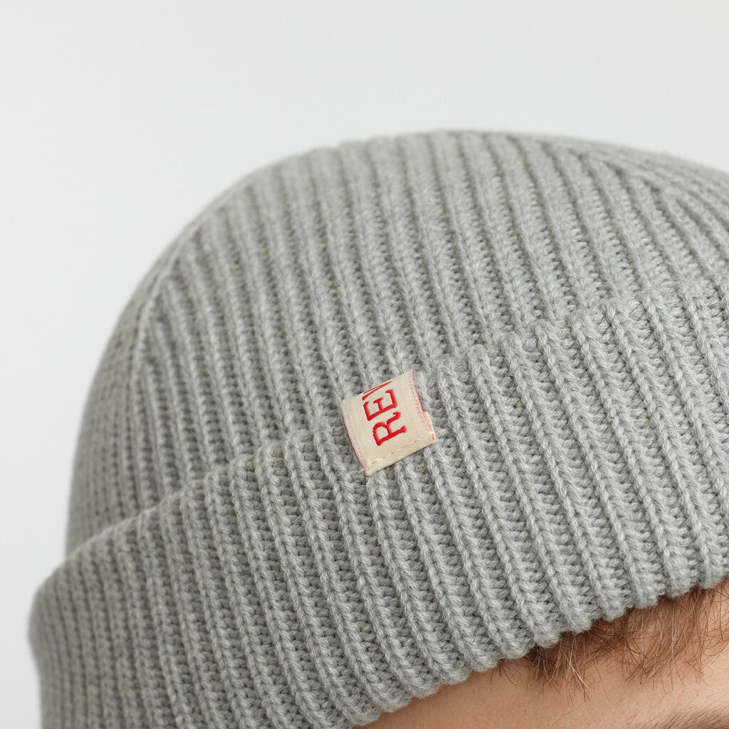 Revolution Fisherman Beanie Headwear Grey-melange
