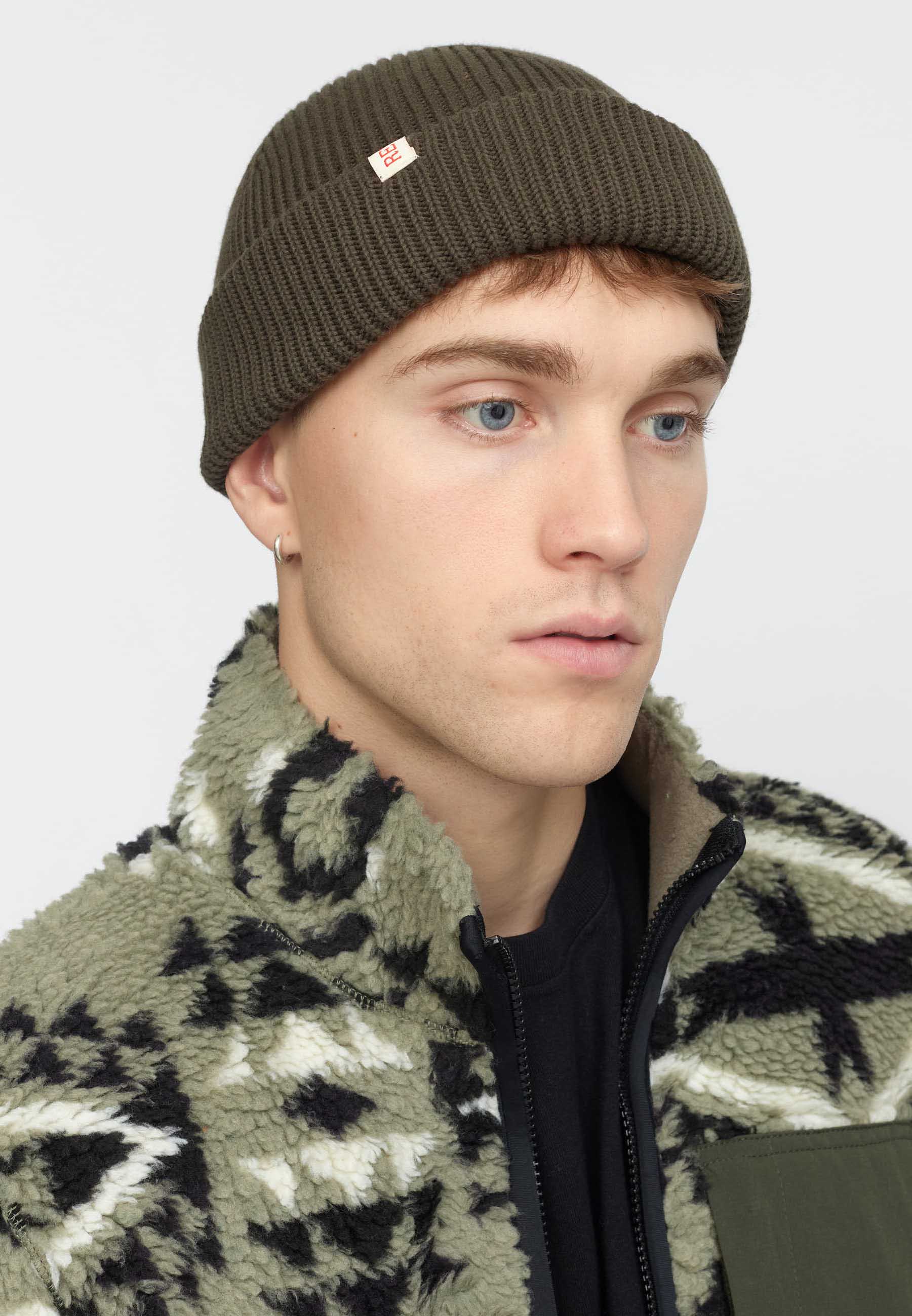 Revolution Fisherman Beanie Headwear Army