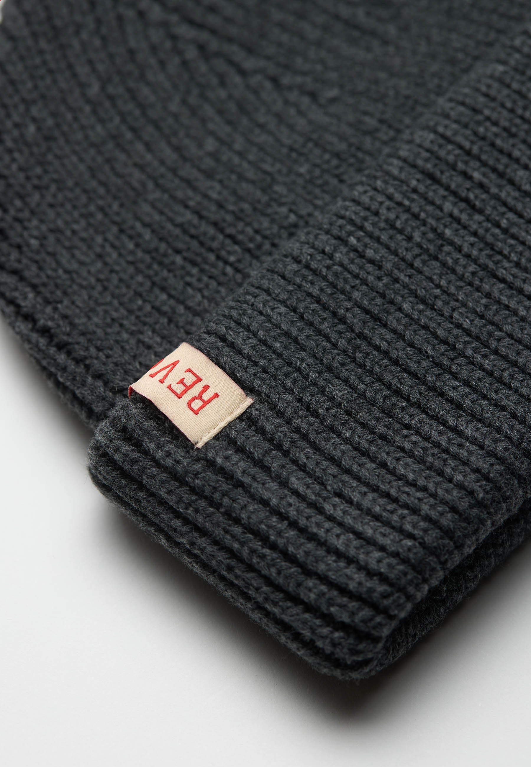 Revolution Fisherman Beanie Headwear Darkgrey-melange