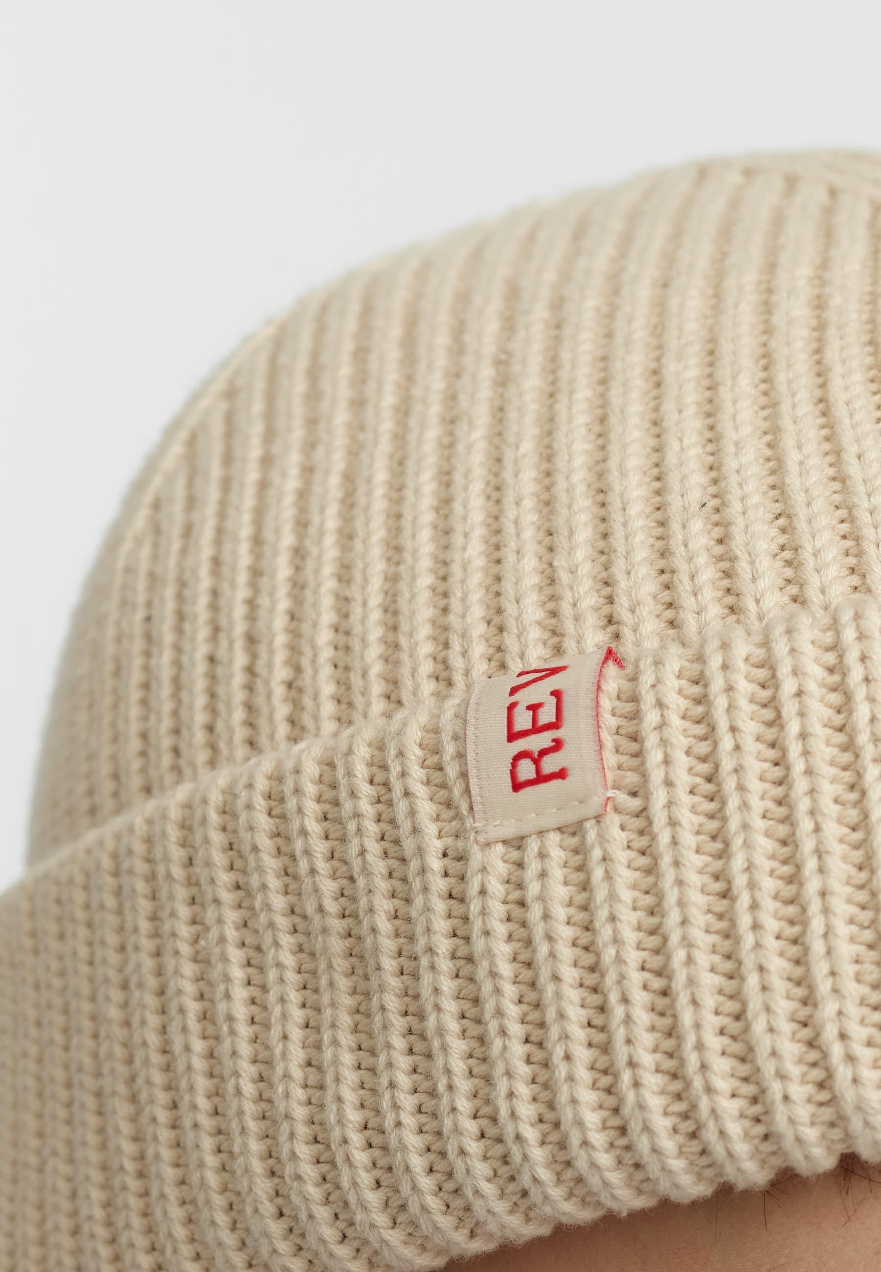 Revolution Fisherman Beanie Headwear Offwhite