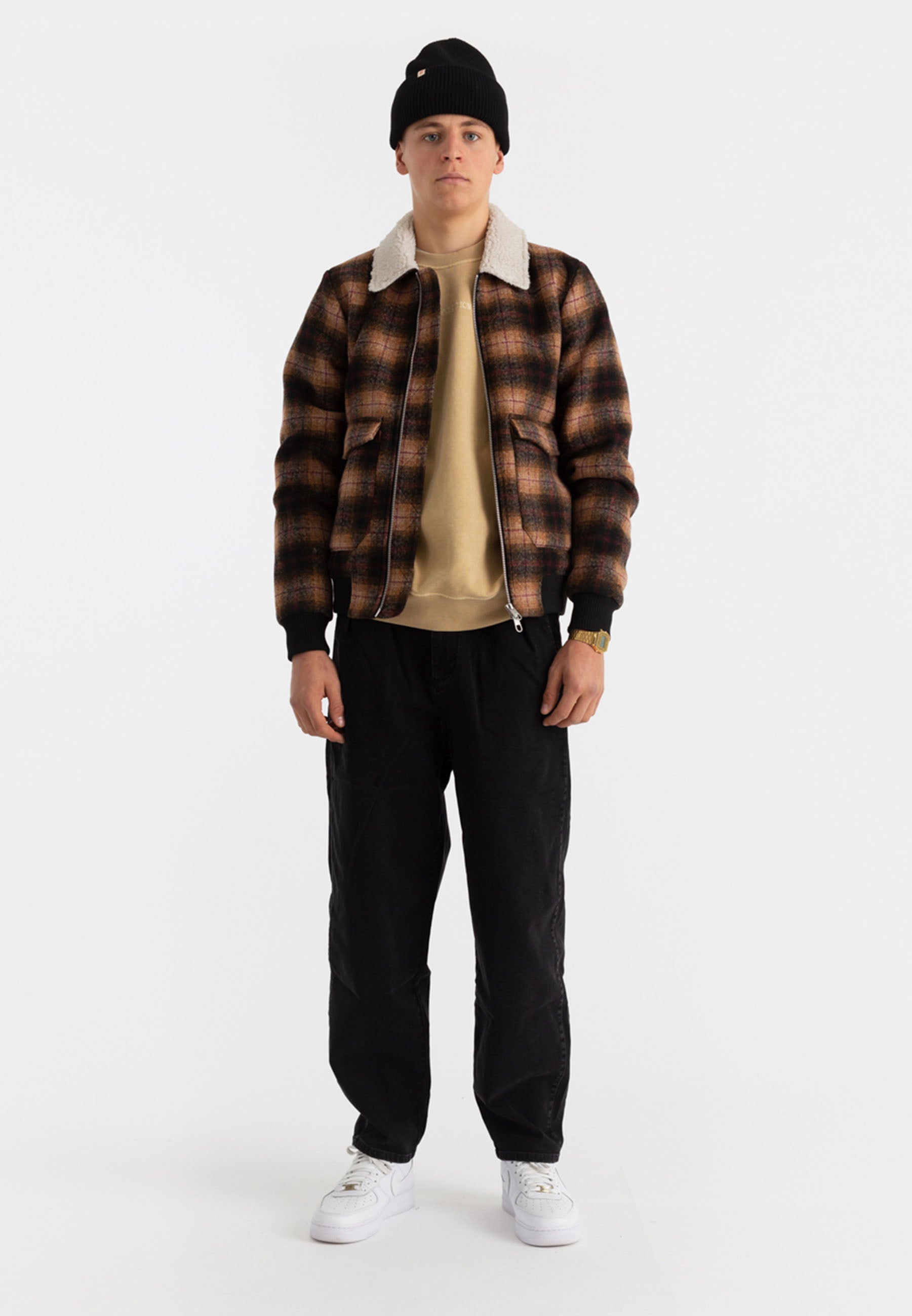 Revolution Flight Jacket Winter Outerwear Black