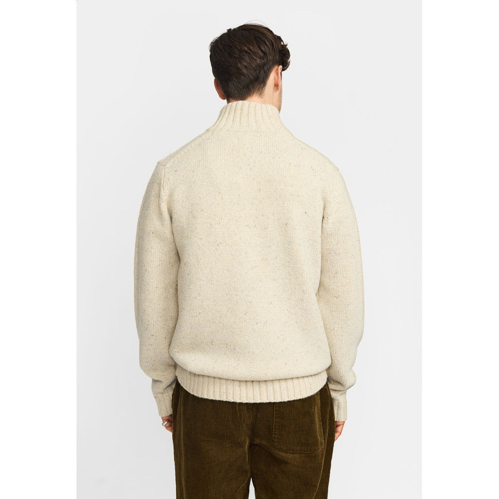 Revolution Half-zip Knit Knitwear White