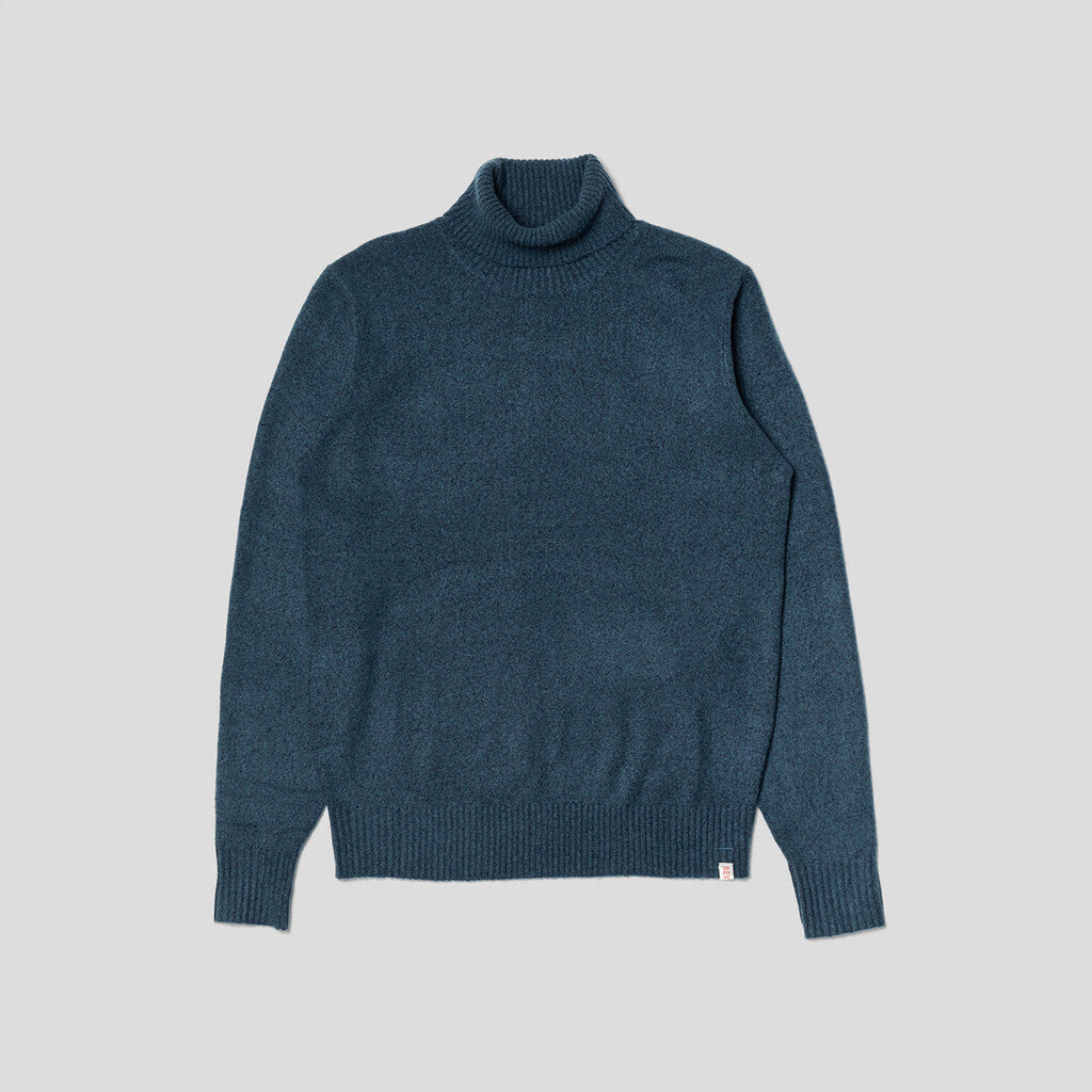 Revolution High-neck Sweather Knitwear Blue