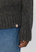 Revolution High-neck Sweather Knitwear Black