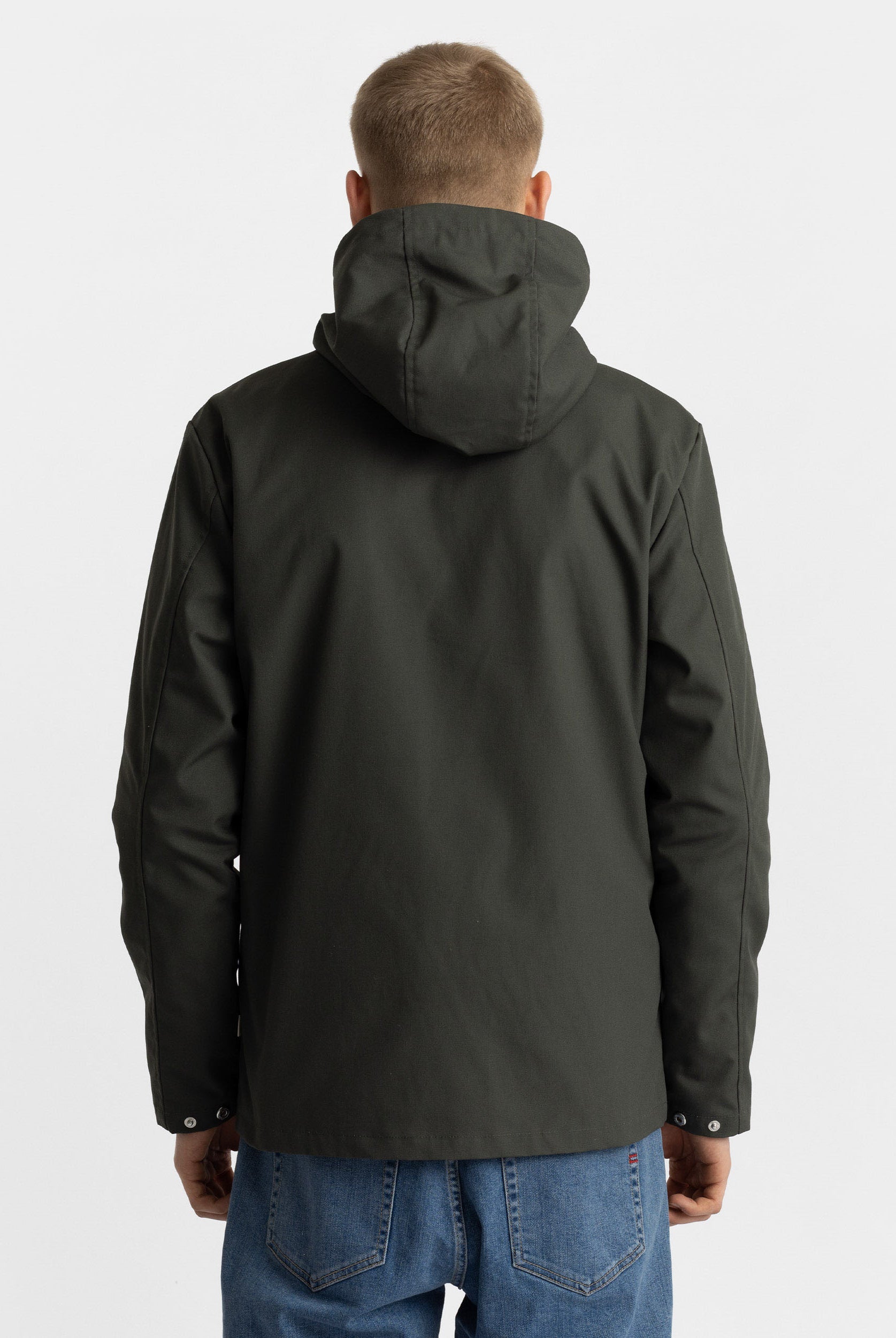 Revolution Hooded Jacket Lightweight Outerwear Army