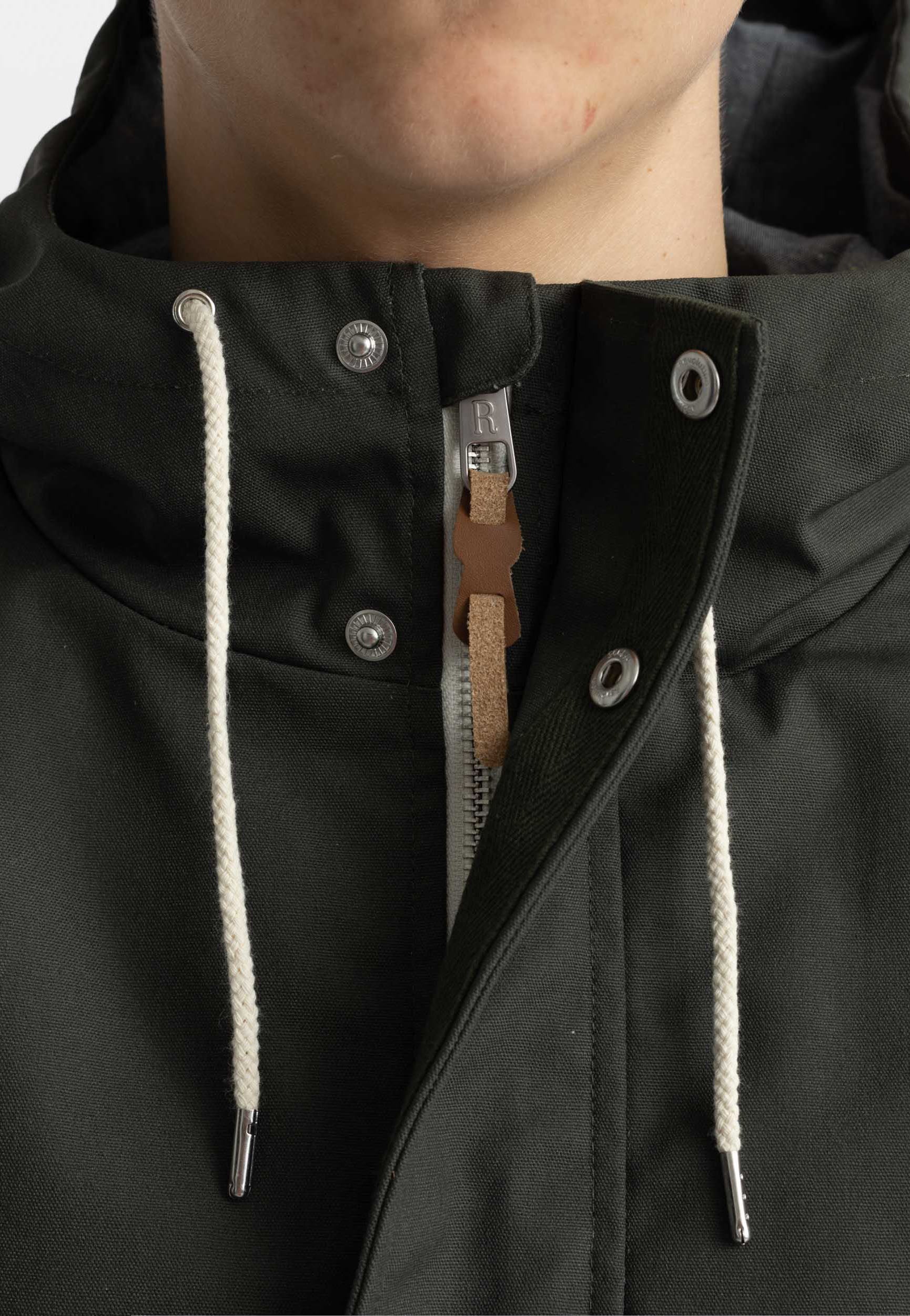 Revolution Hooded Jacket Lightweight Outerwear Army