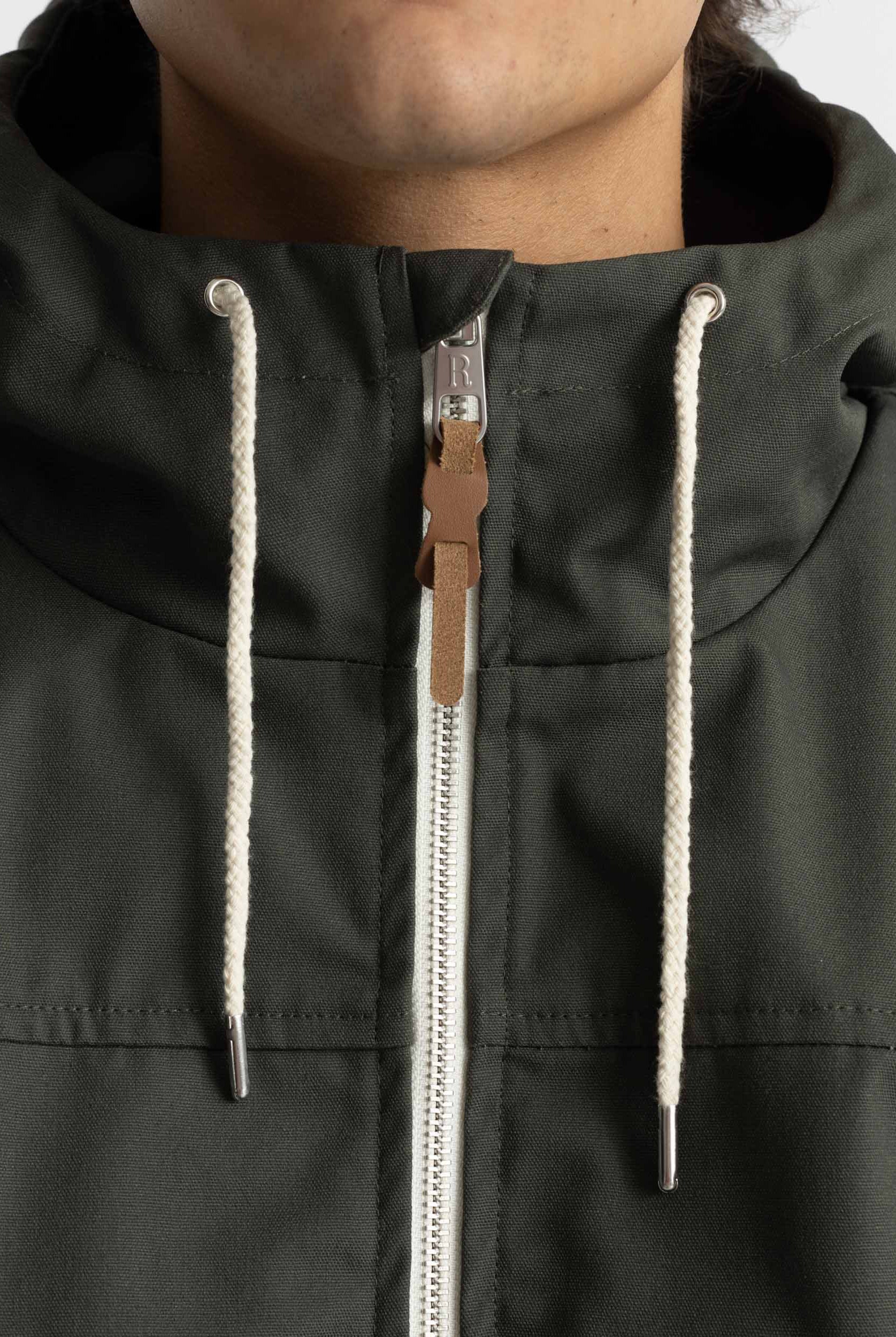 Revolution Hooded Jacket Lightweight Outerwear Army