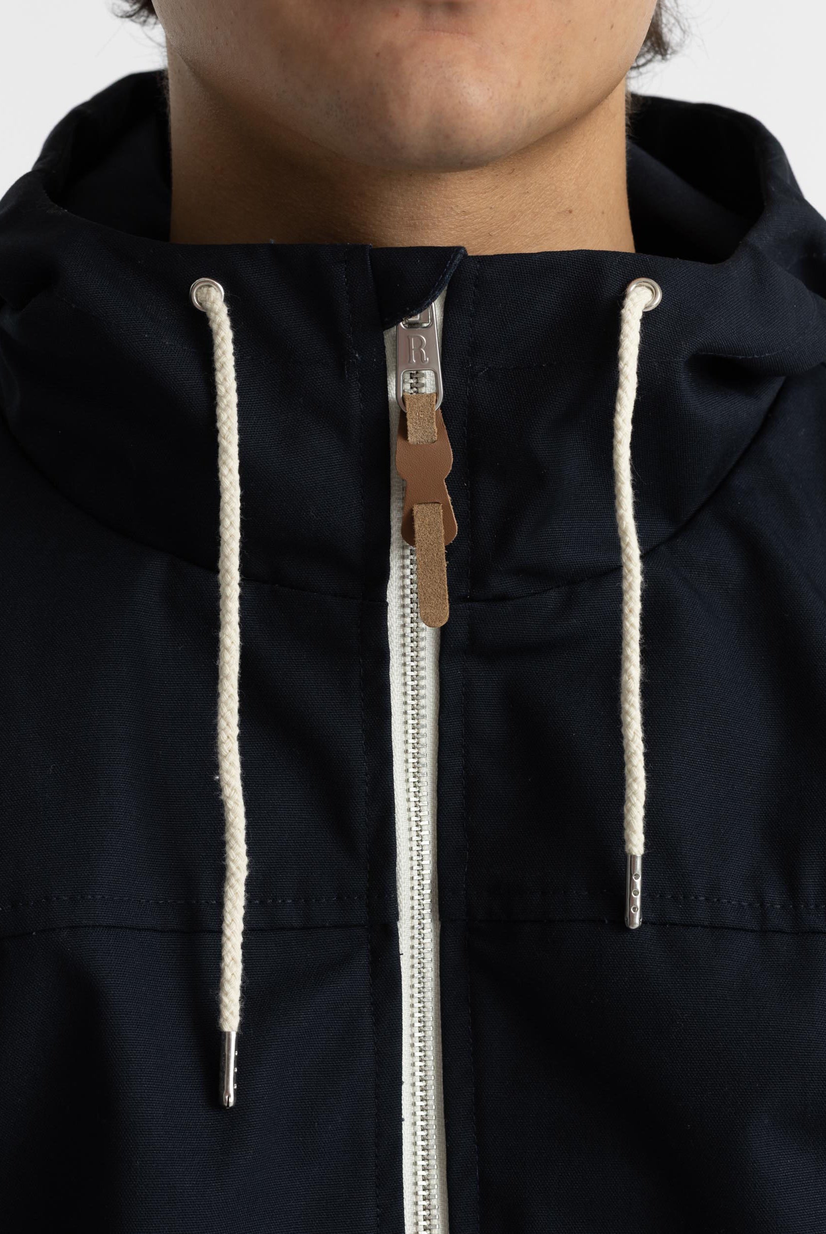 Revolution Hooded Jacket Lightweight Outerwear Navy