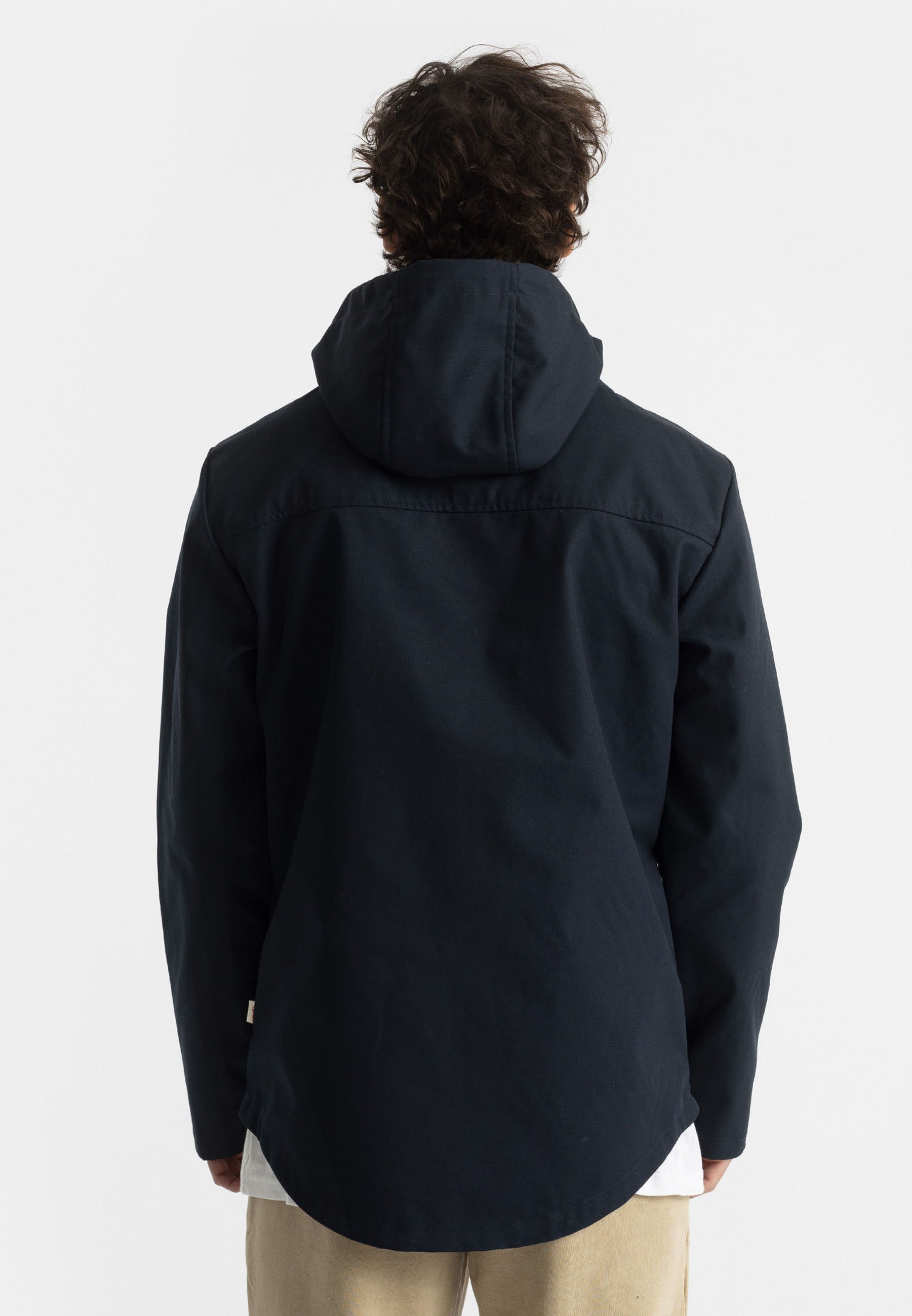 Revolution Hooded Jacket Lightweight Outerwear Navy