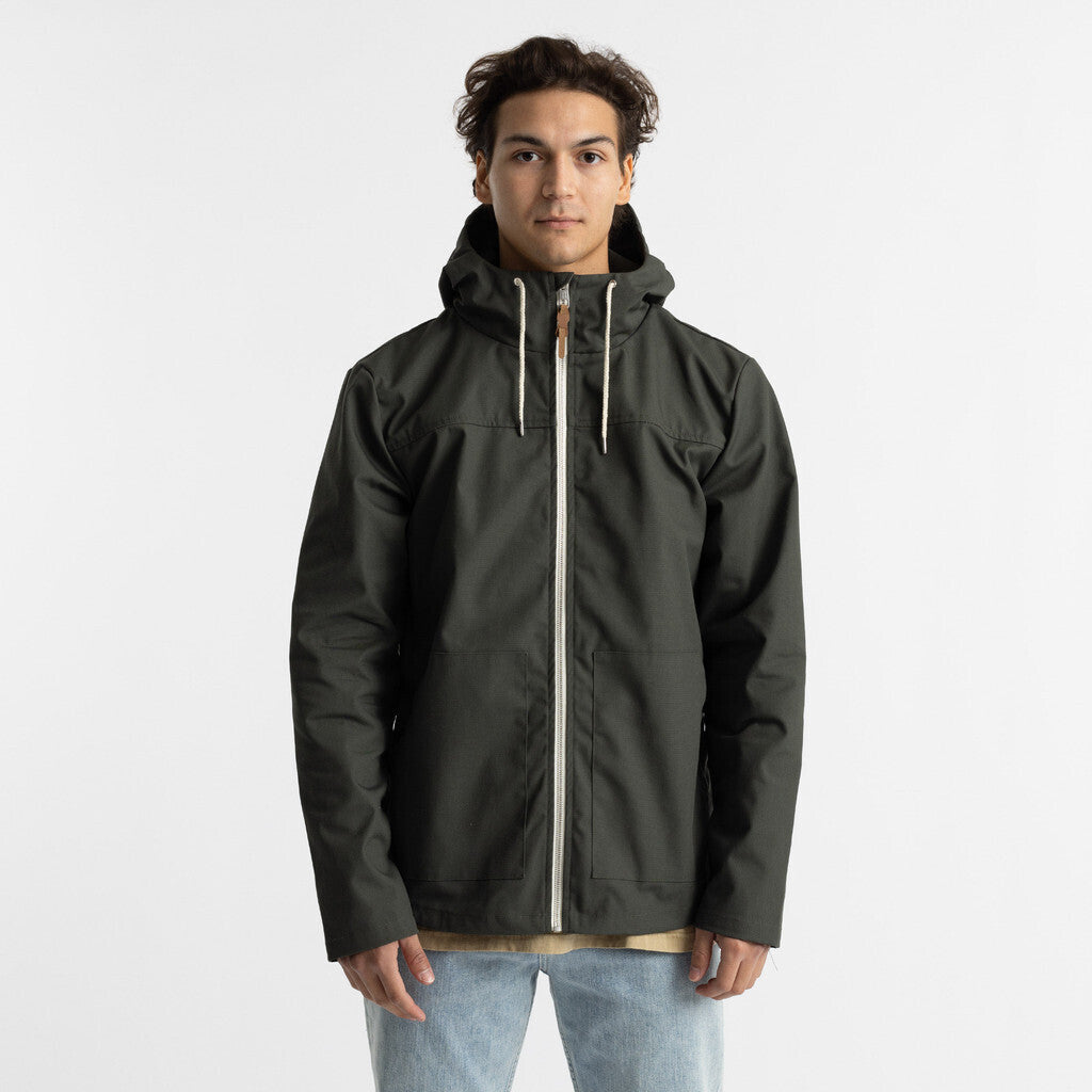 Revolution Hooded Jacket Lightweight Outerwear Army