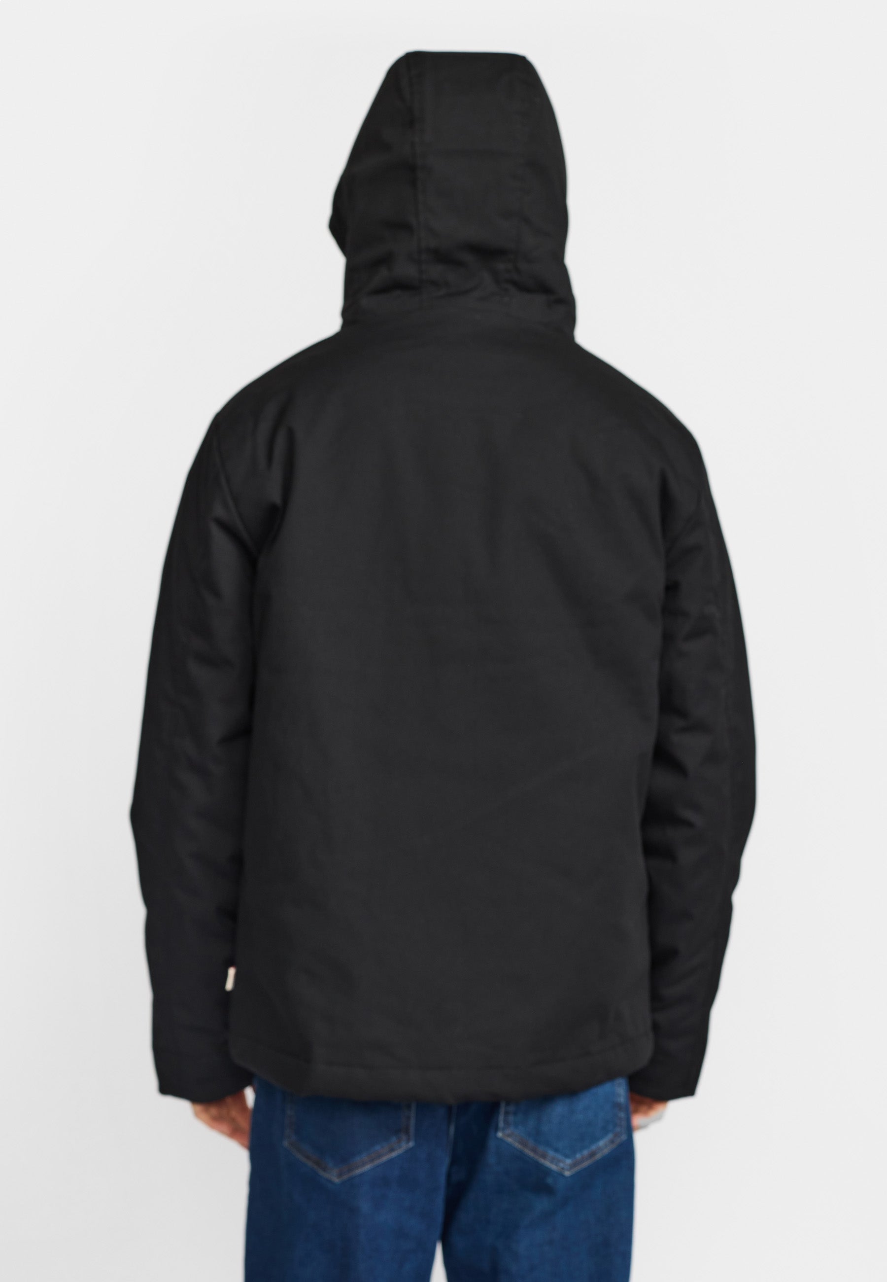 Revolution Hooded Jacket Winter Outerwear Black