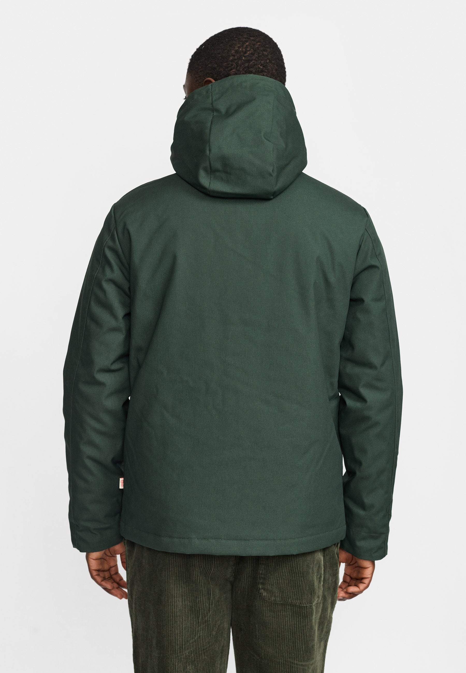 Revolution Hooded Jacket Winter Outerwear Darkgreen