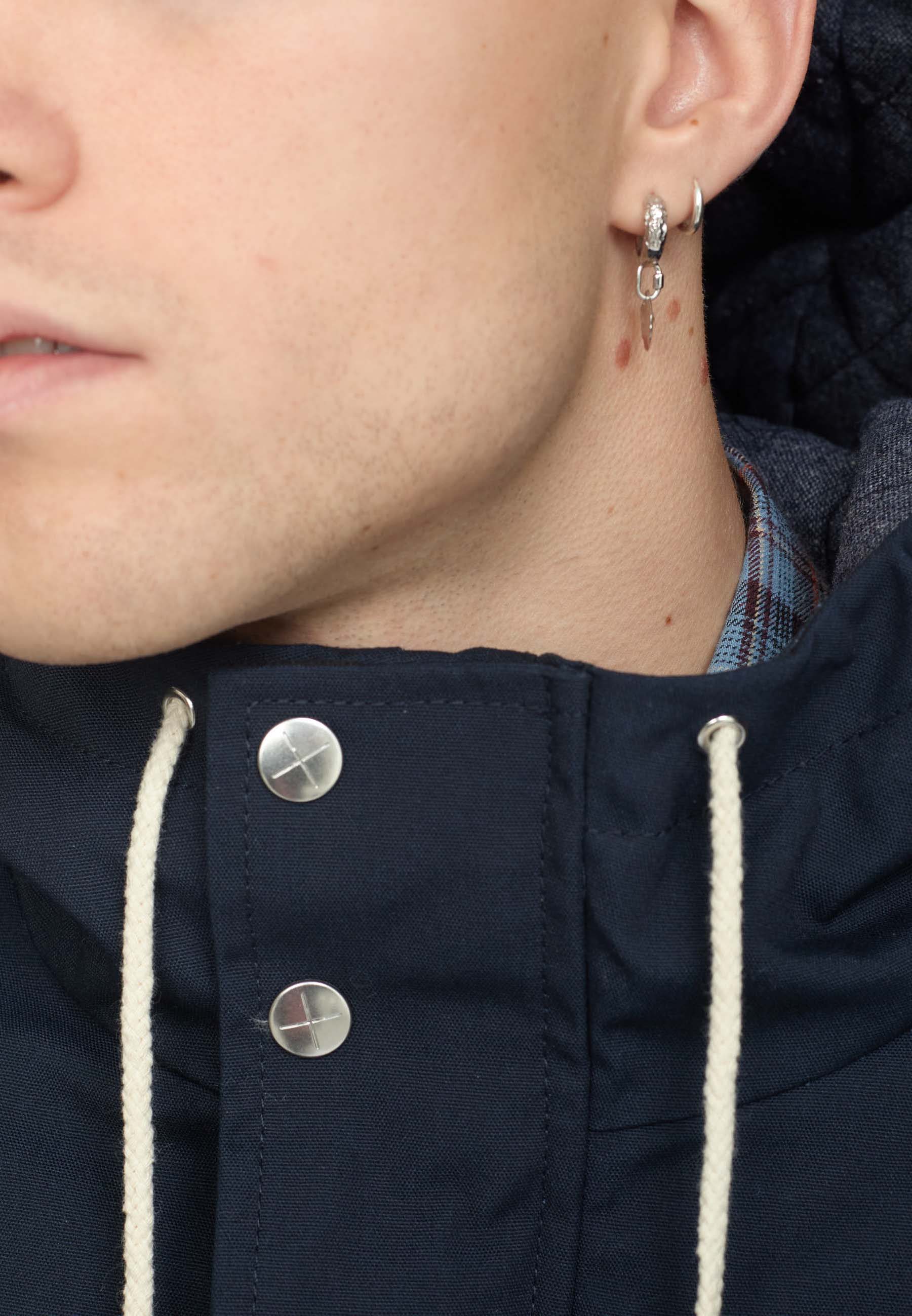 Revolution Hooded Jacket Winter Outerwear Navy