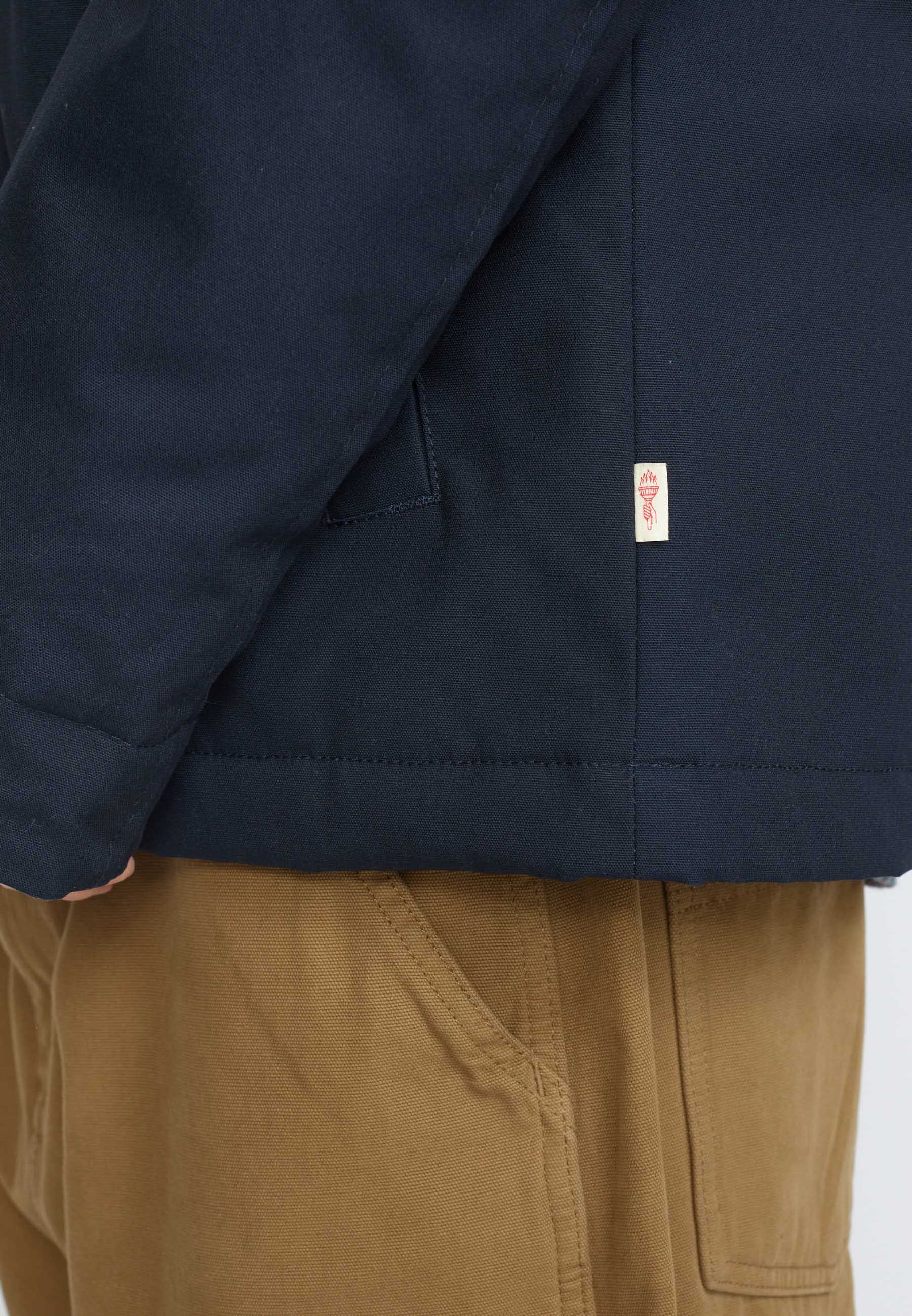 Revolution Hooded Jacket Winter Outerwear Navy