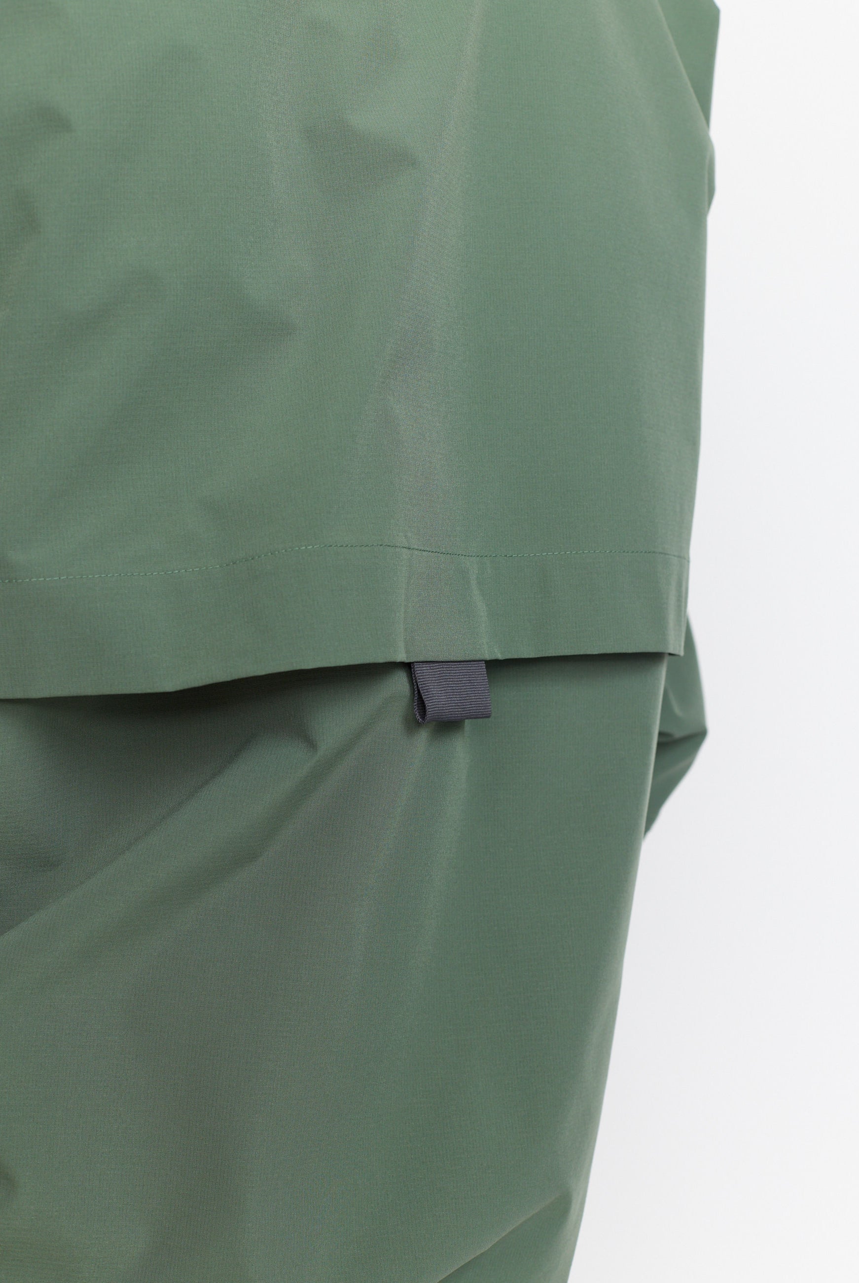 Revolution Hooded Track Jacket Lightweight Outerwear Dustgreen