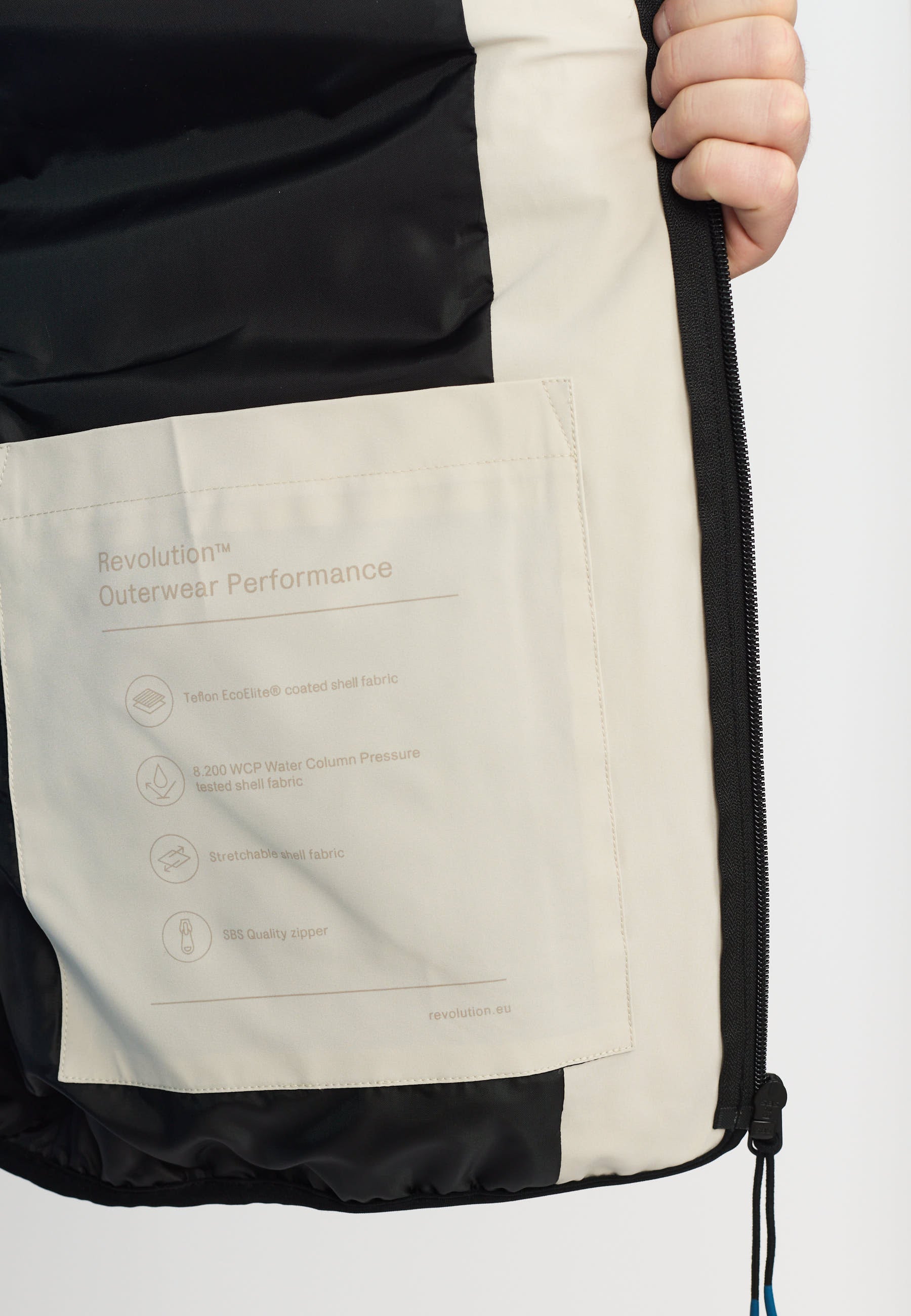 Revolution Hooded Track Jacket Lightweight Outerwear Blue