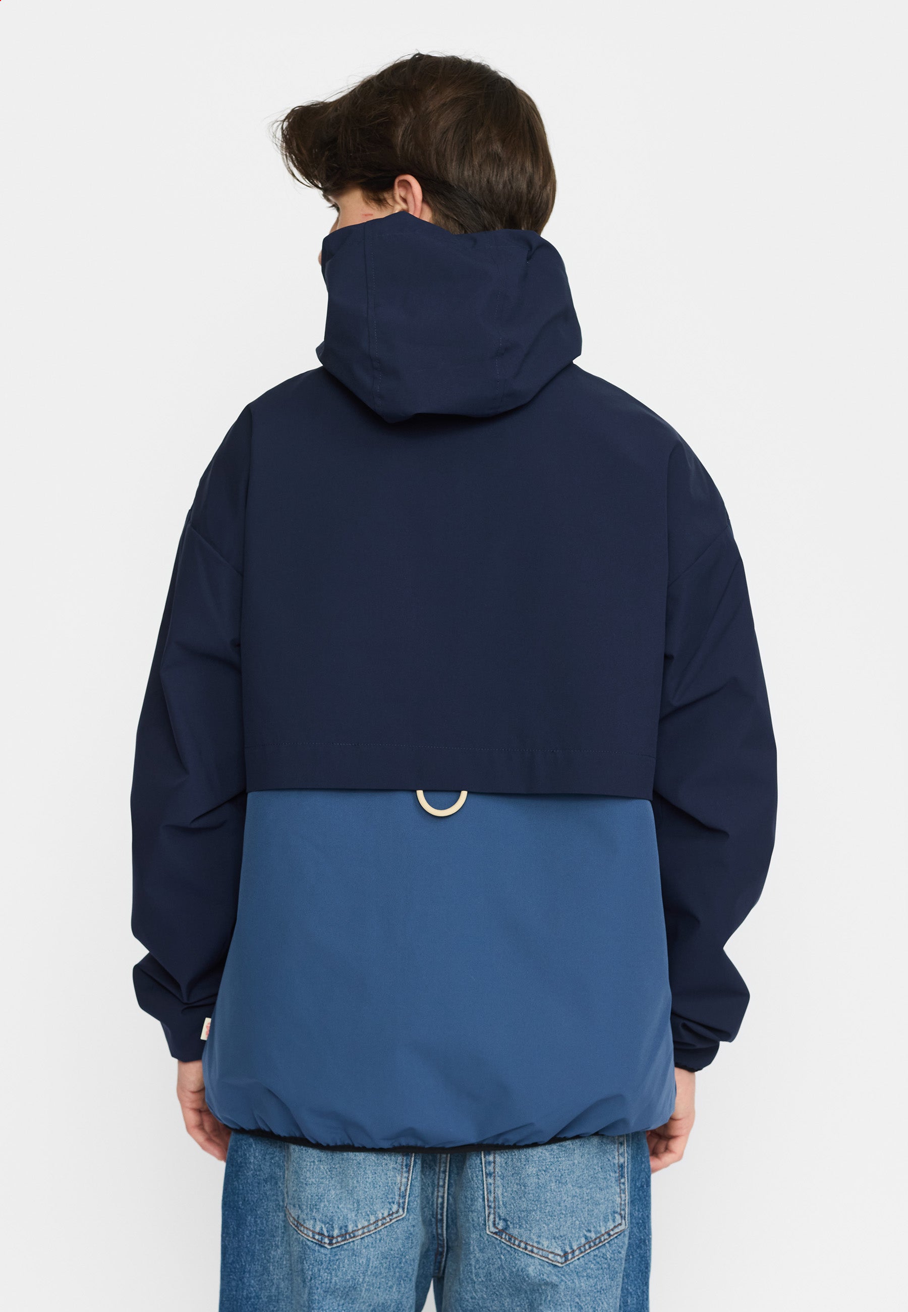 Revolution Hooded Track Jacket Lightweight Outerwear Navy