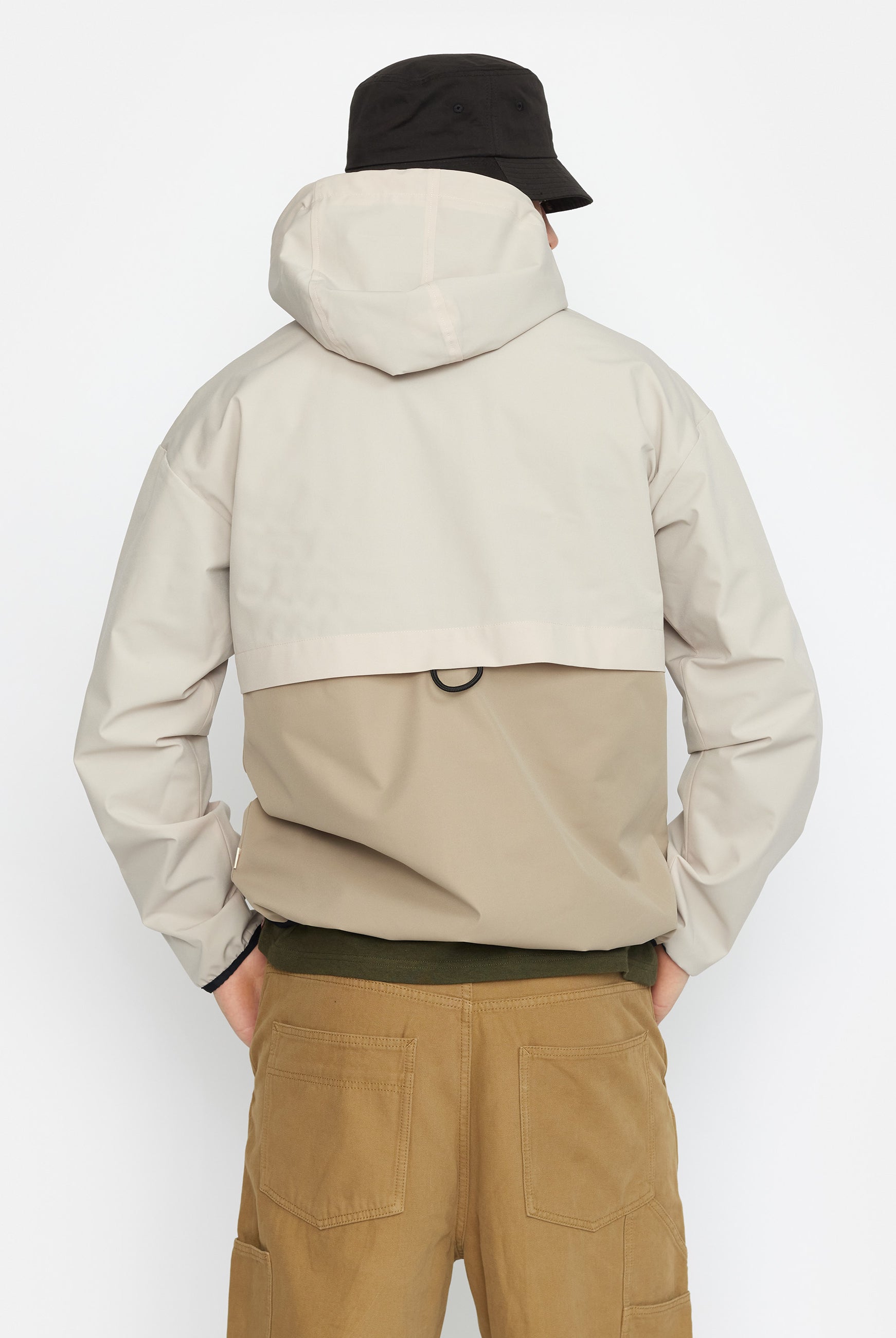 Revolution Hooded Track Jacket Lightweight Outerwear Offwhite