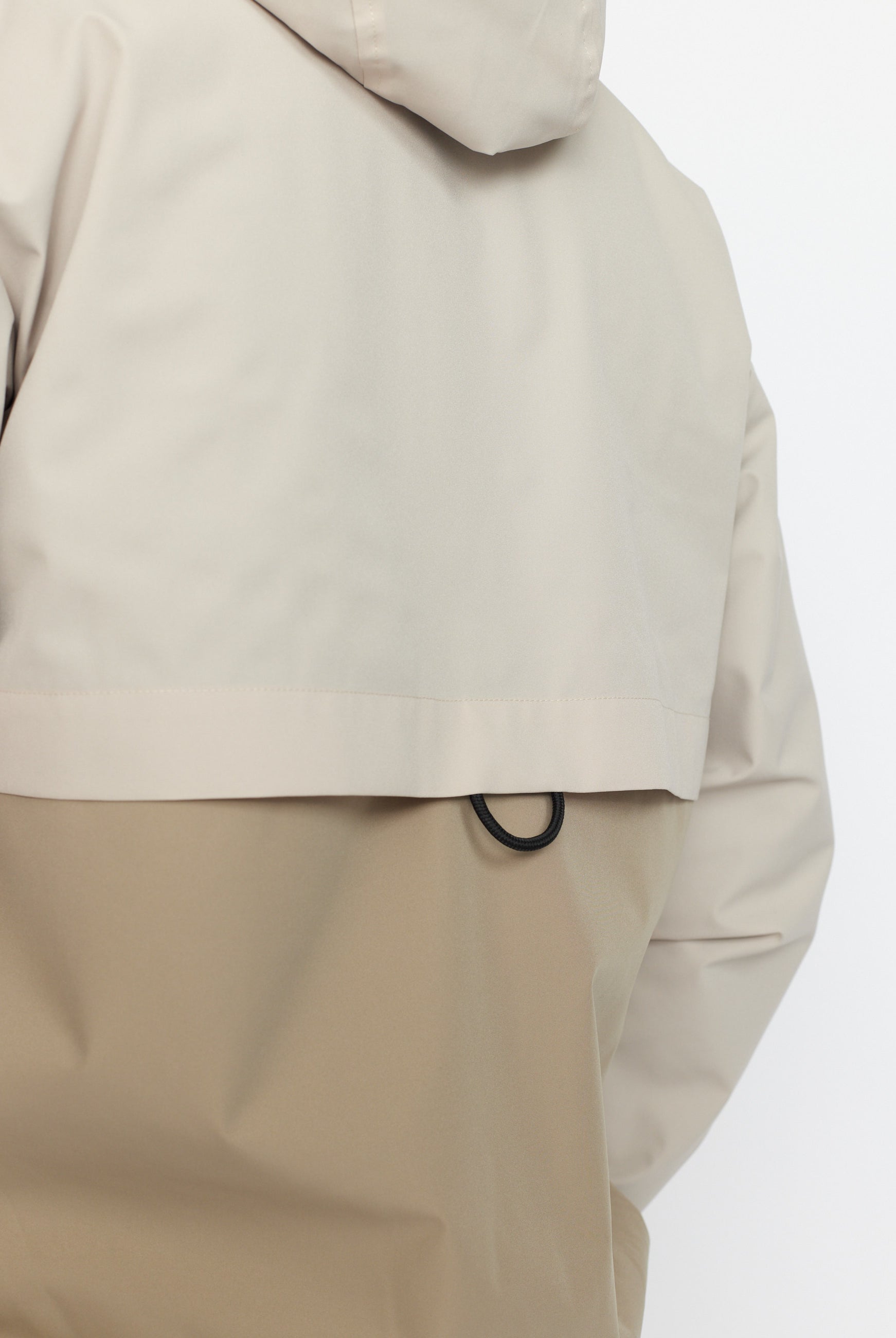 Revolution Hooded Track Jacket Lightweight Outerwear Offwhite
