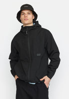 Revolution Hooded Windbreaker Lightweight Outerwear Black