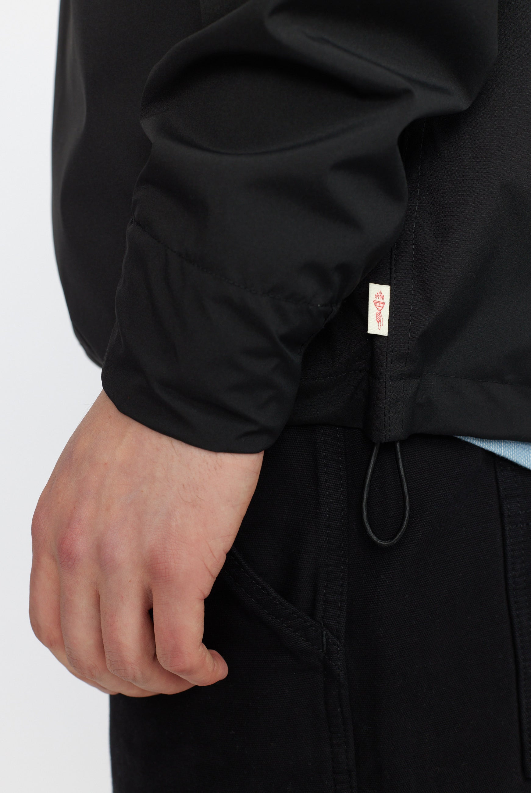 Revolution Hooded Windbreaker Lightweight Outerwear Black