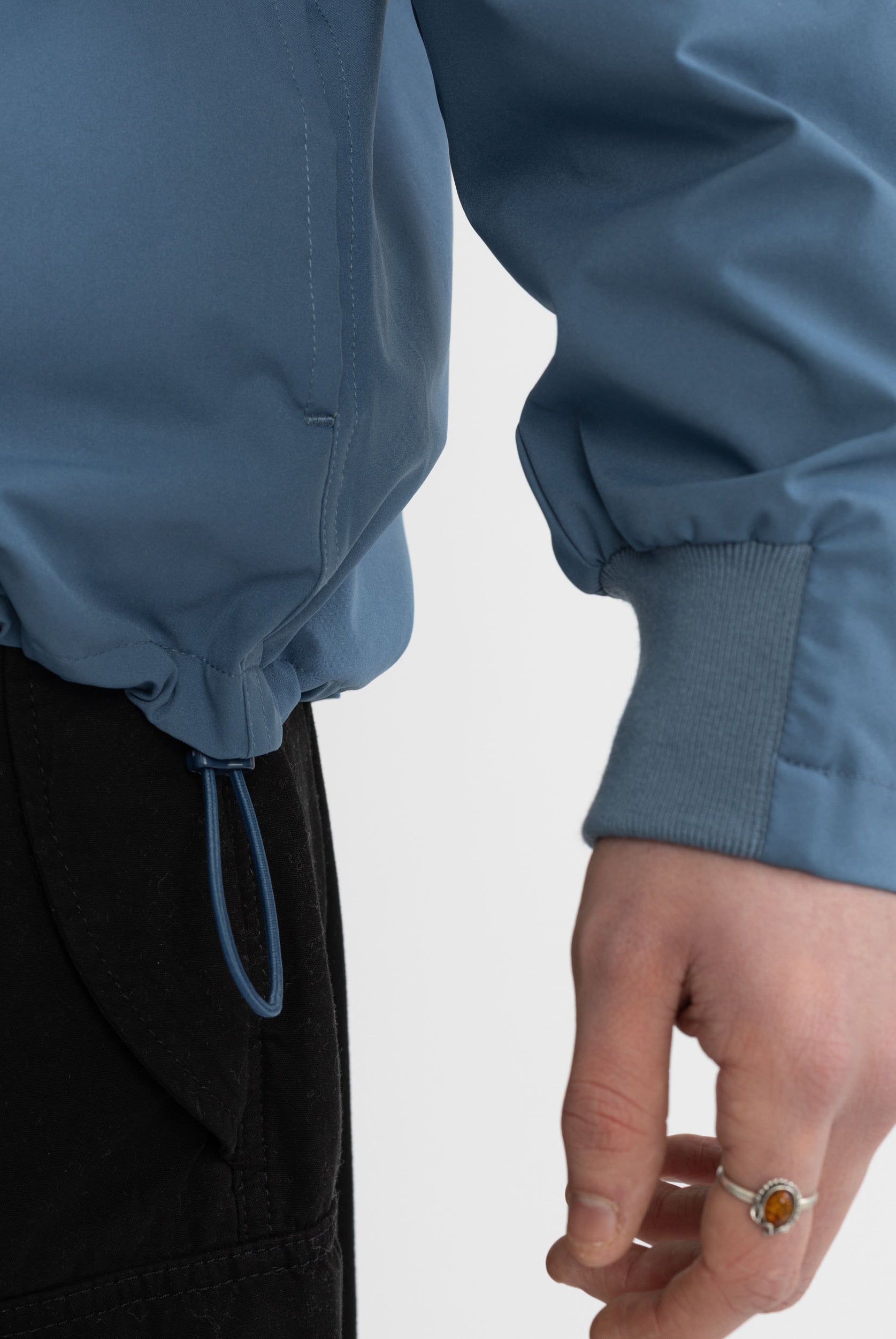 Revolution Hooded Windbreaker Lightweight Outerwear Blue