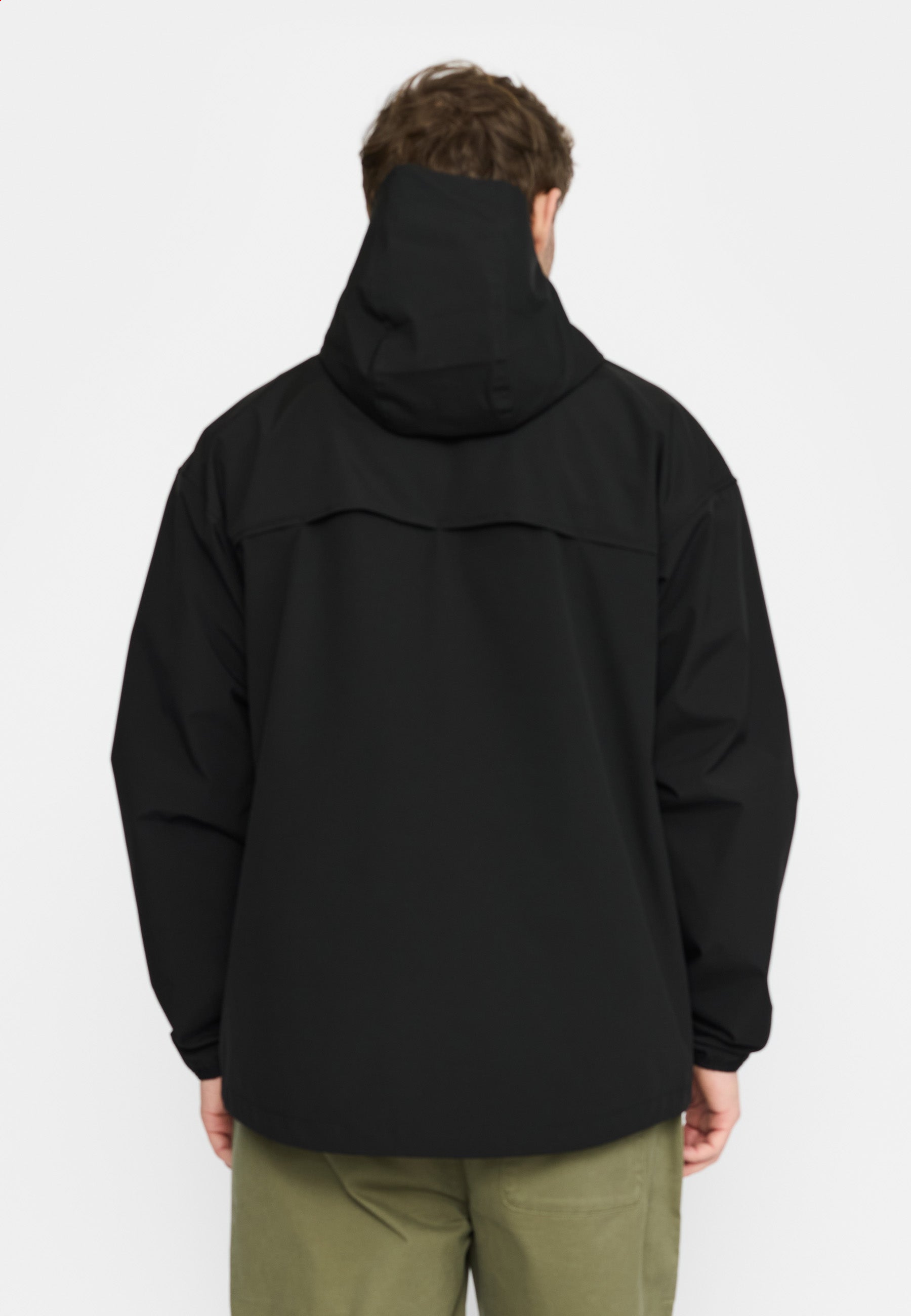 Revolution Hooded Windbreaker Lightweight Outerwear Black