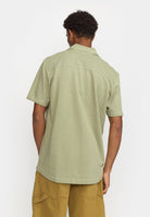 Revolution Jaquard Short-sleeved Cuban Shirt Short-sleeve shirts Green