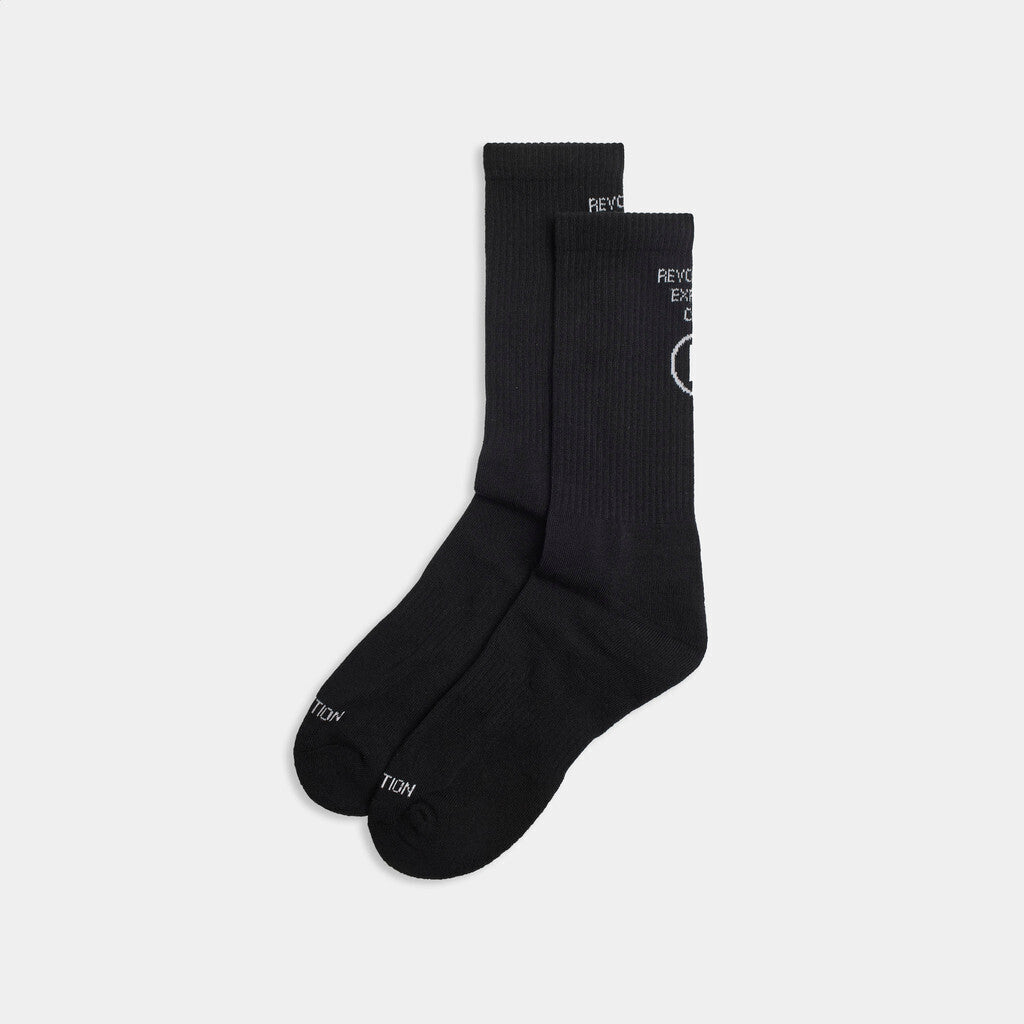 Revolution Jaquard Crew Sock Accessories Black