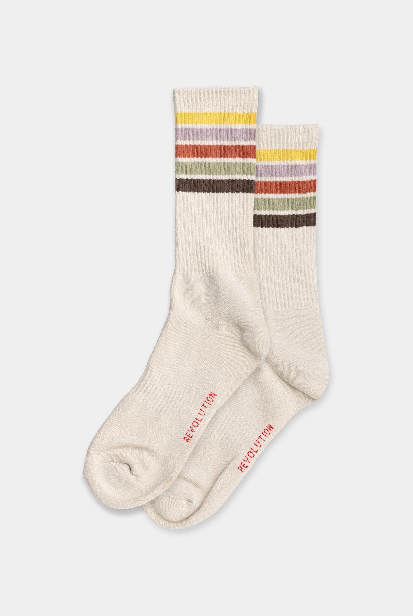 Revolution Jaquard Crew Sock Socks Offwhite